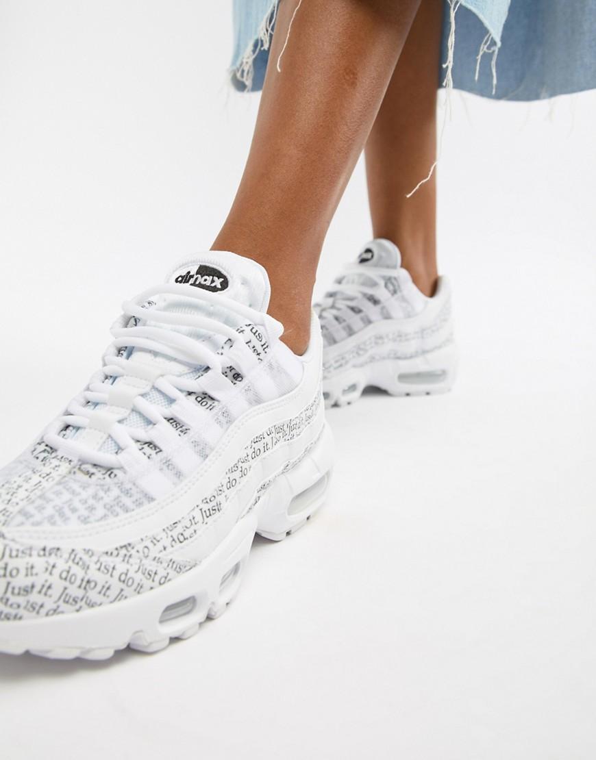 air max 95 bianche e nere