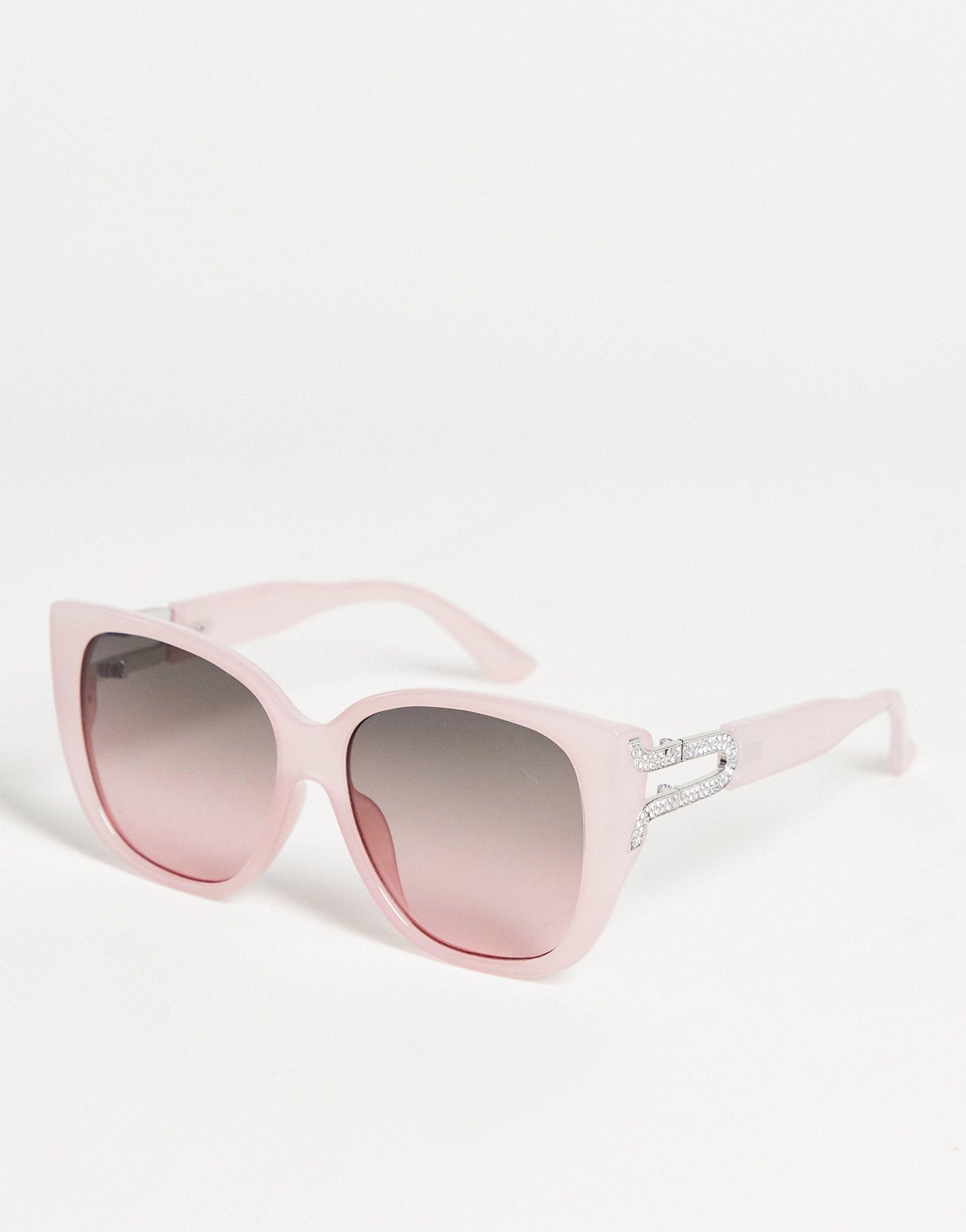 Aseriniel - occhiali da sole quadrati oversize decorati color cipria e  argento di ALDO in Rosa | Lyst