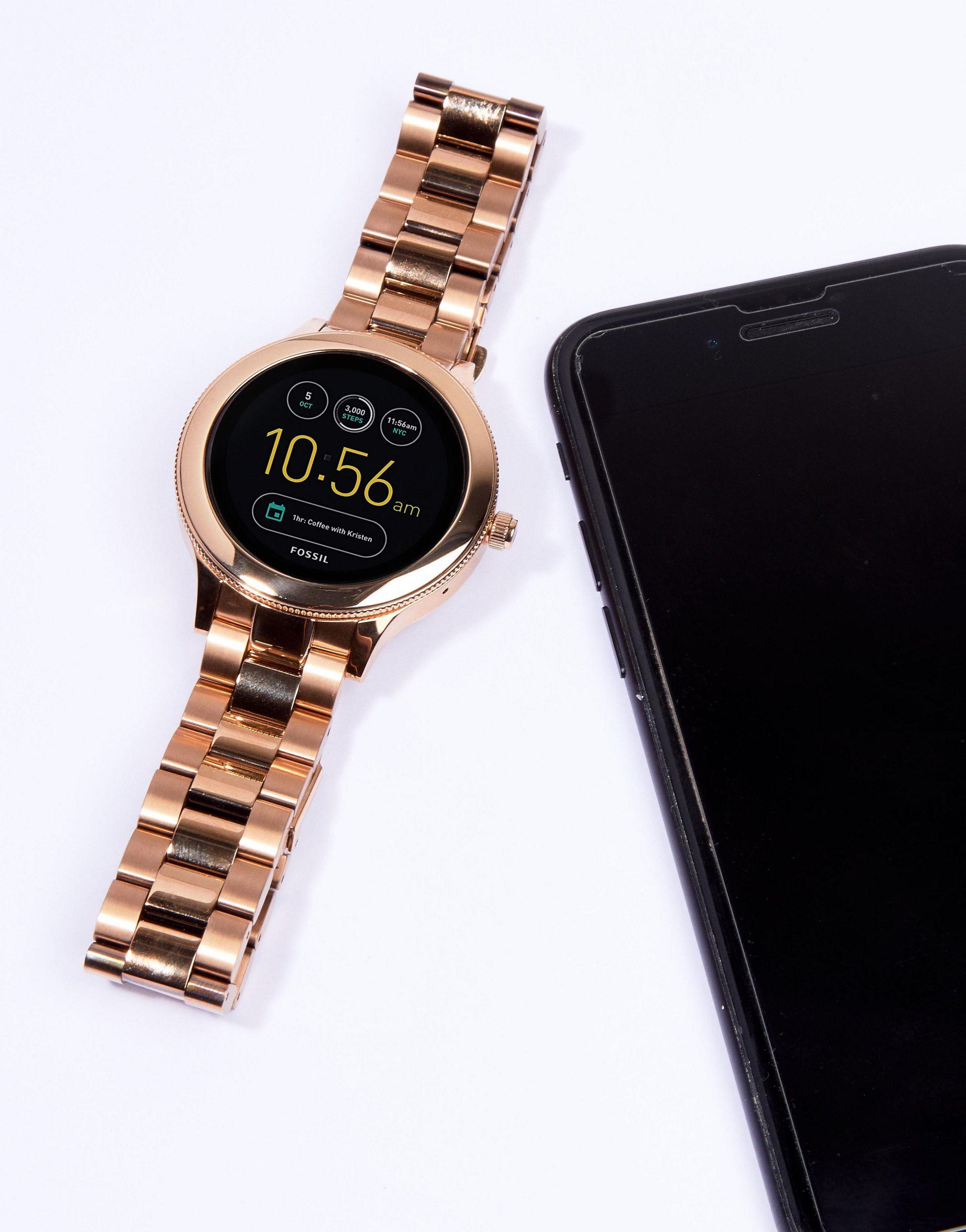 Fossil Q Ftw6000 Venture Bracelet Smart Watch in Gold (Metallic) - Lyst
