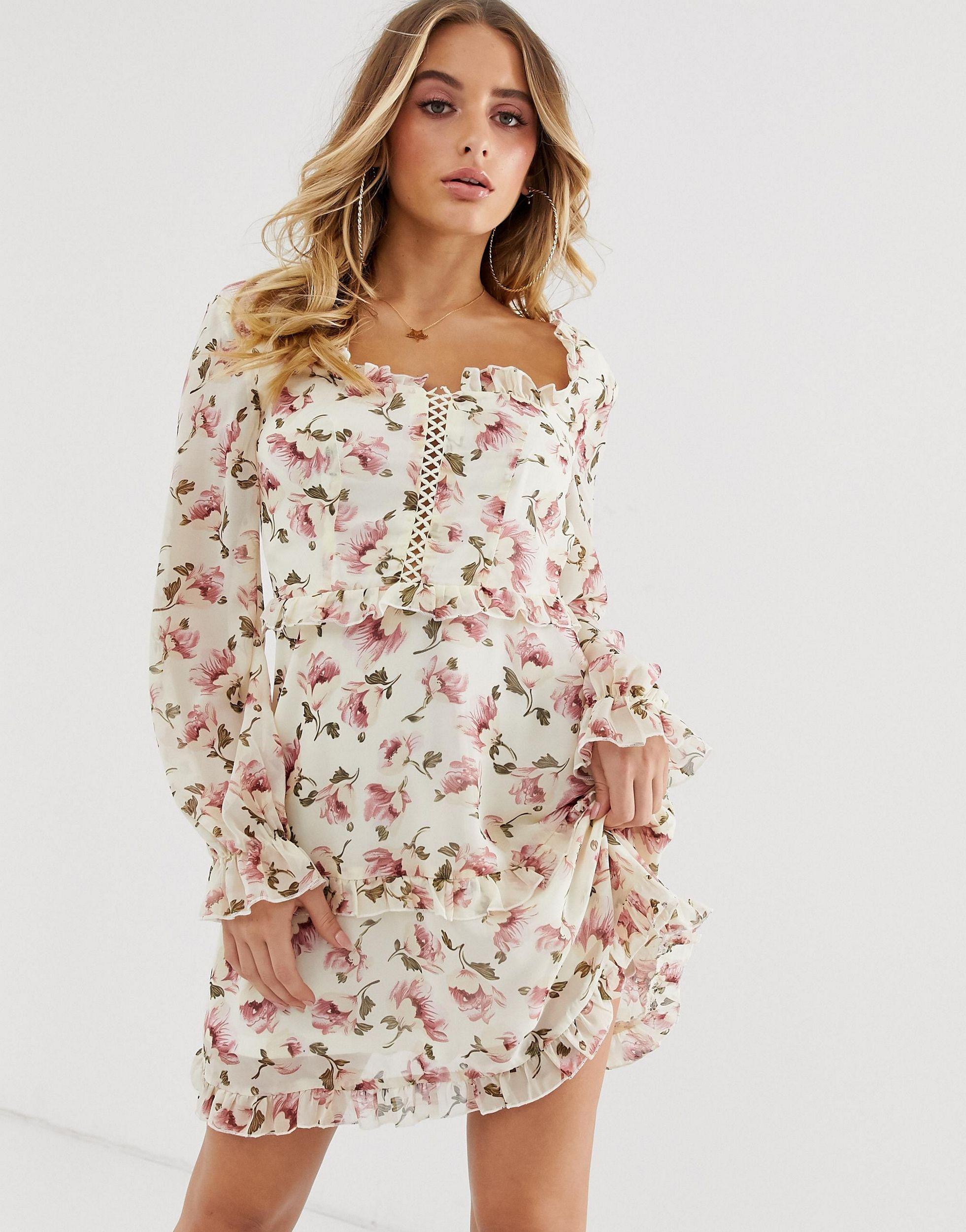 denim milkmaid dress
