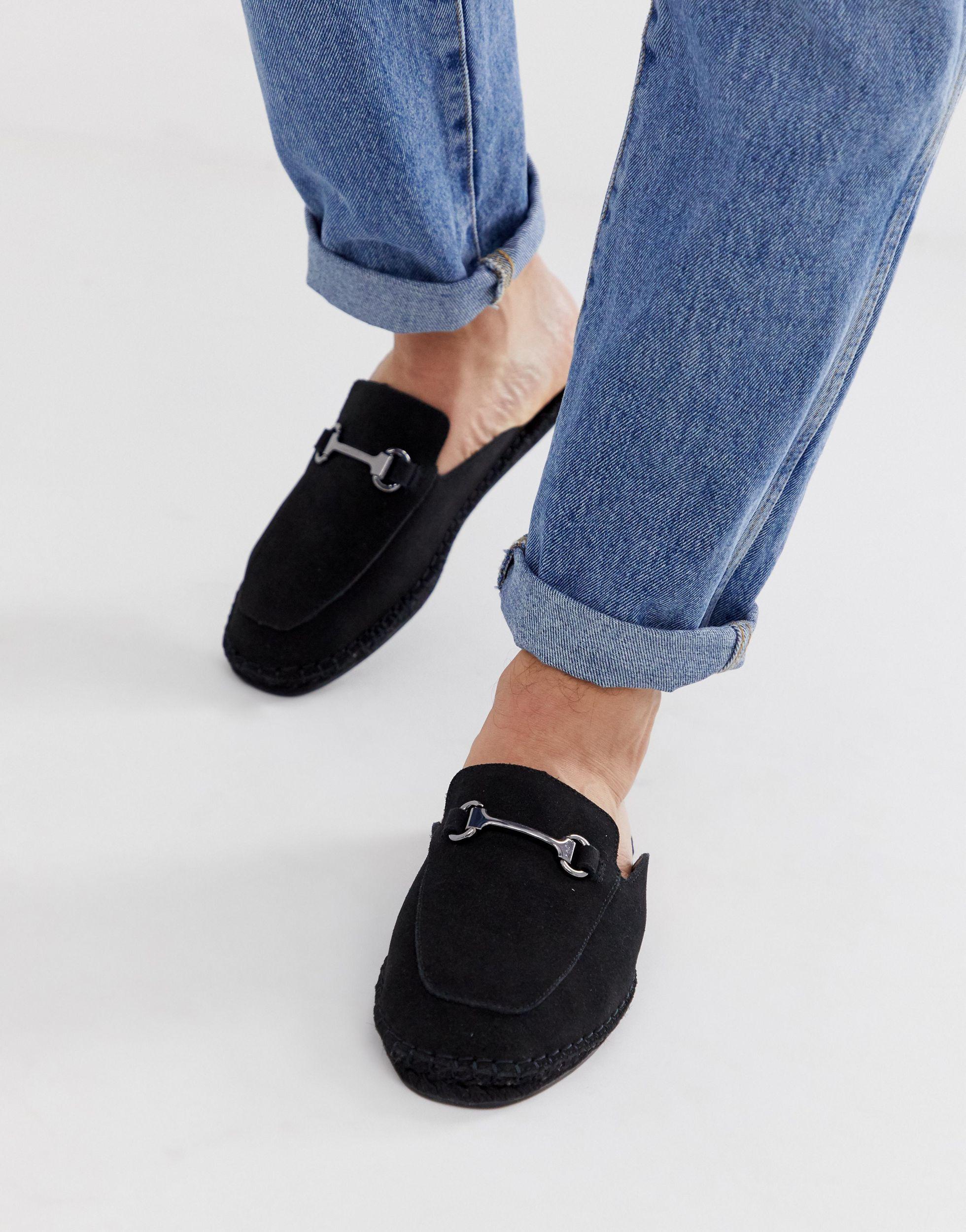 ASOS Espadrilles in Black for Men Mens Shoes Slip-on shoes Espadrille shoes and sandals 