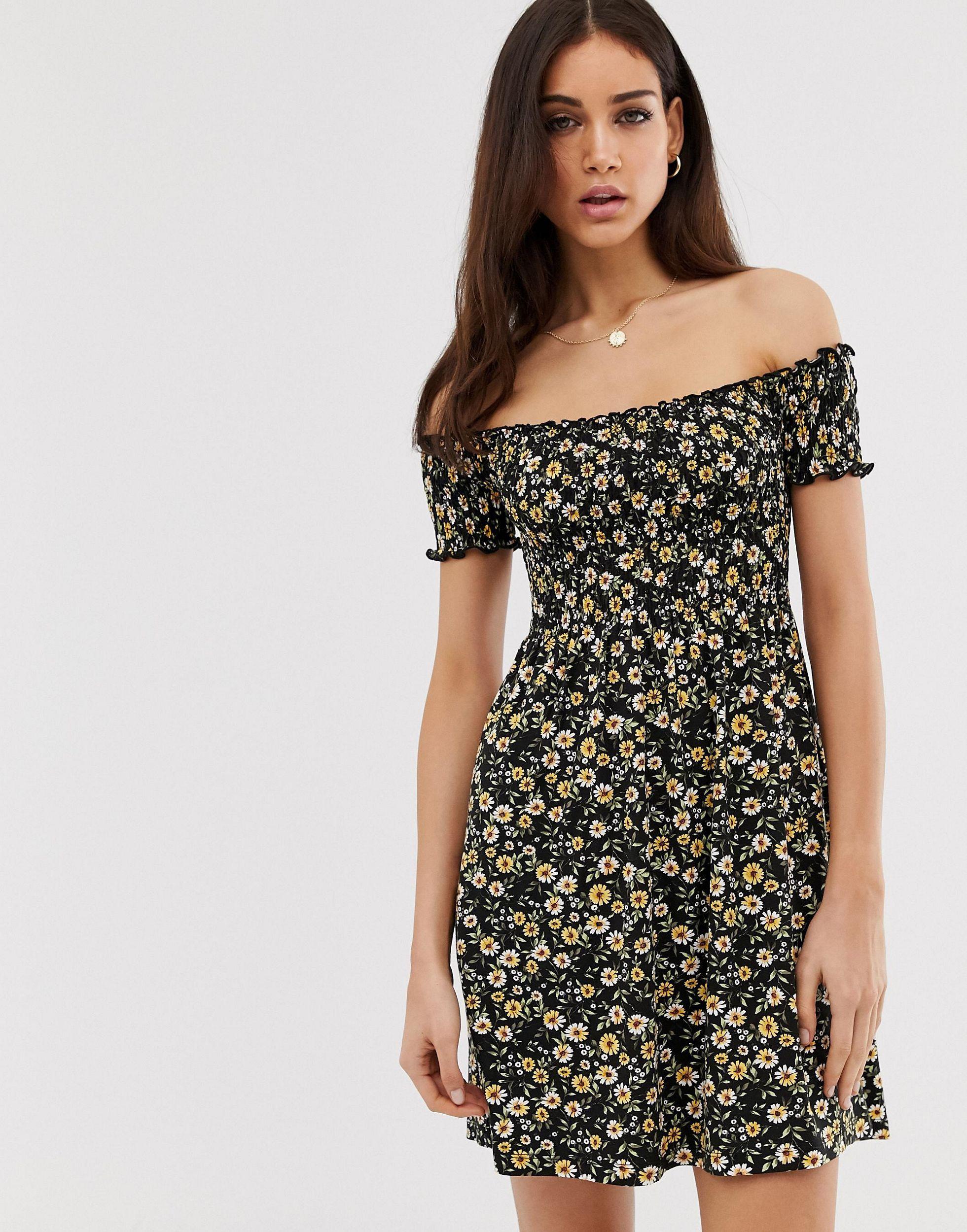 simple off shoulder dress