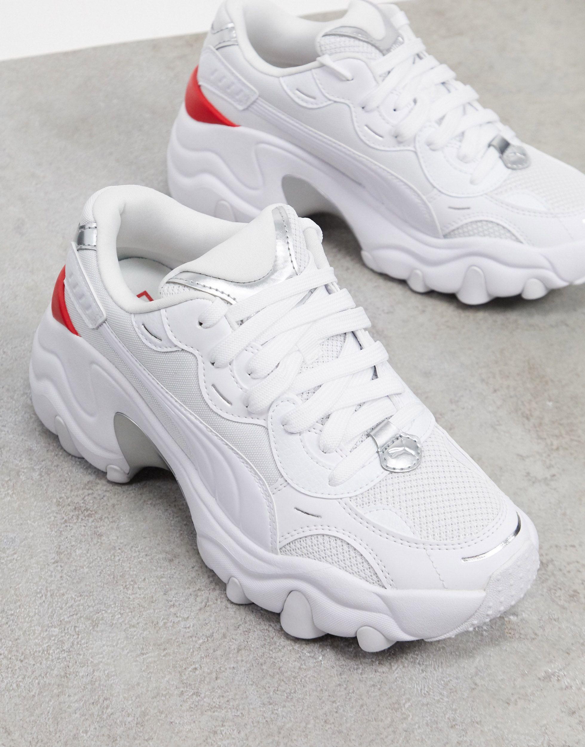 PUMA Pulsar Wedge Trainers in White | Lyst