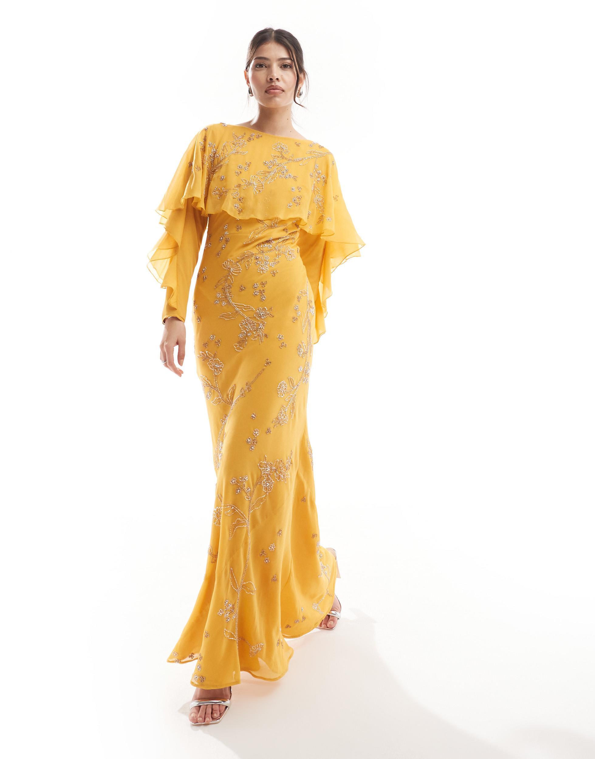 shirred mesh dress Embellished Mesh Shirred Midi Dress