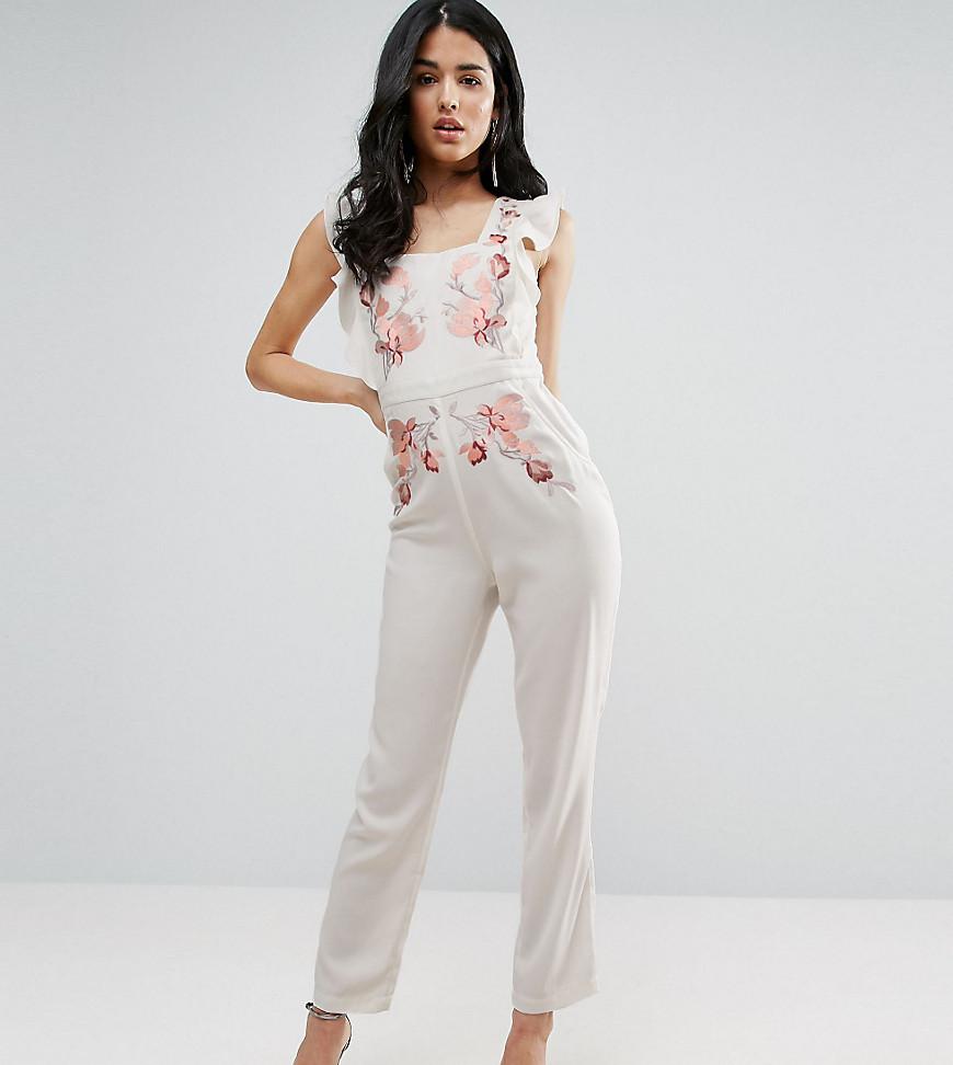 hope and ivy floral jumpsuit