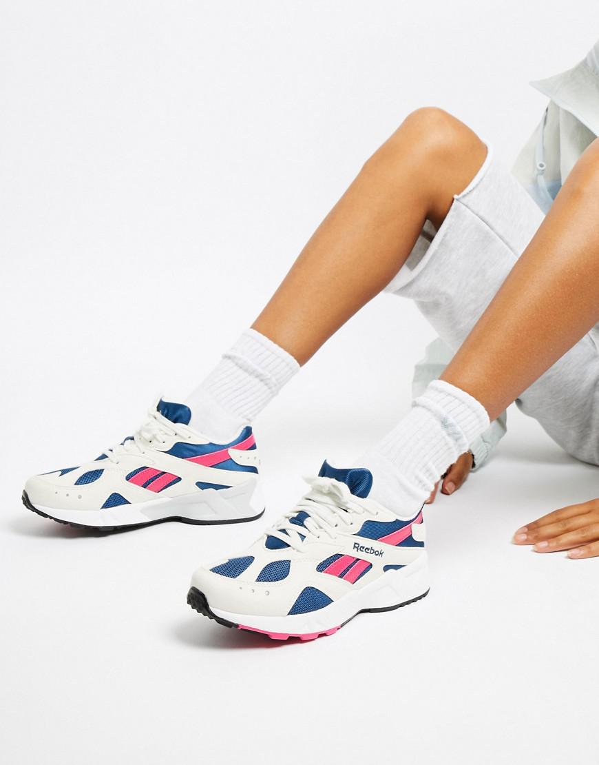 Reebok aztrek blue pink Clearance