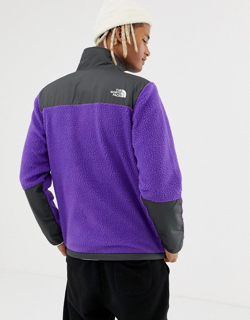 north face fleece purple