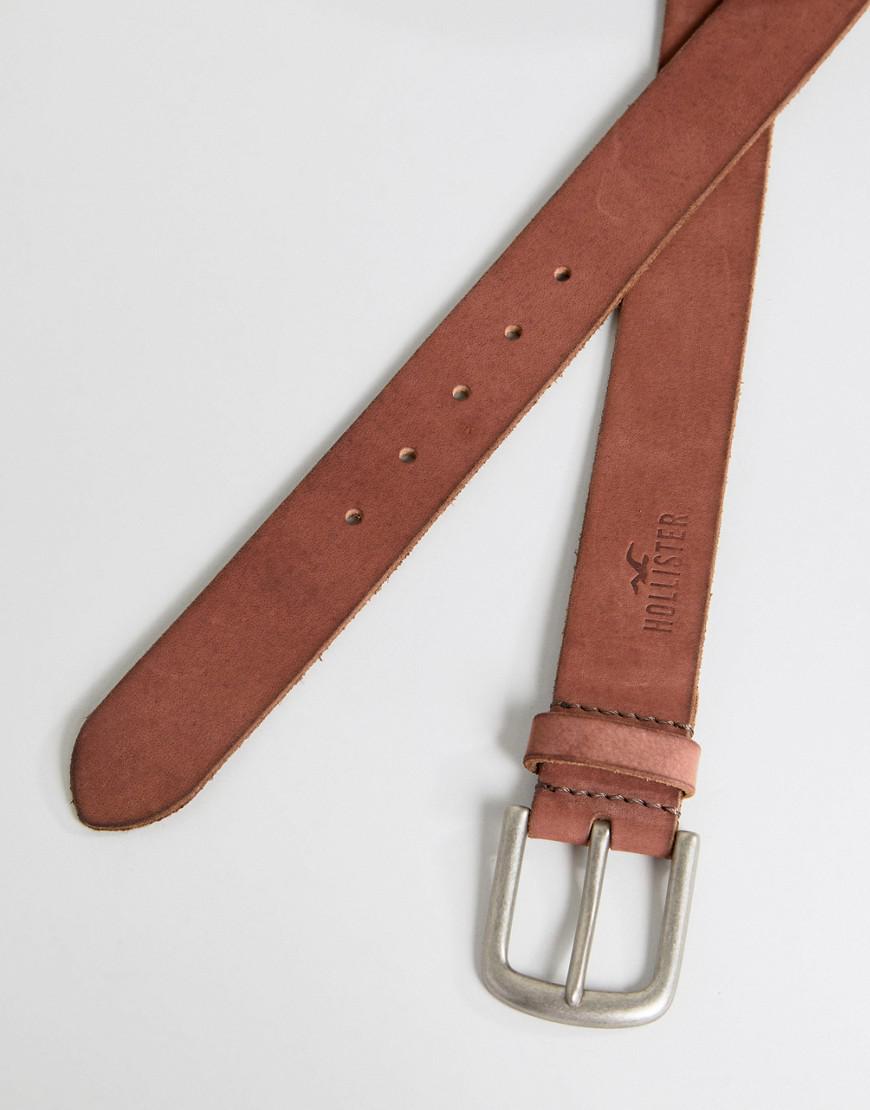 hollister leather belt