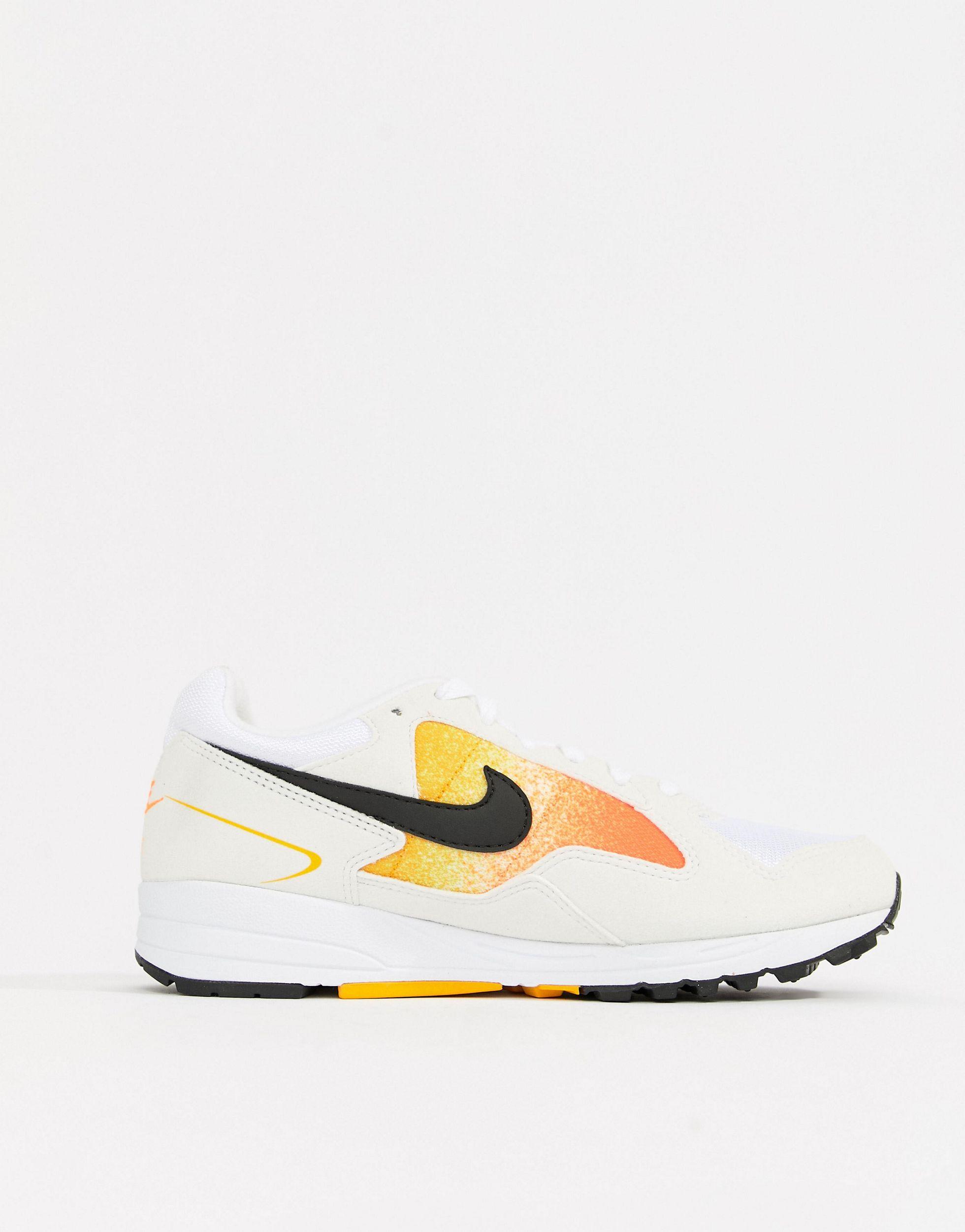 nike white ombre detail air skylon ii trainers