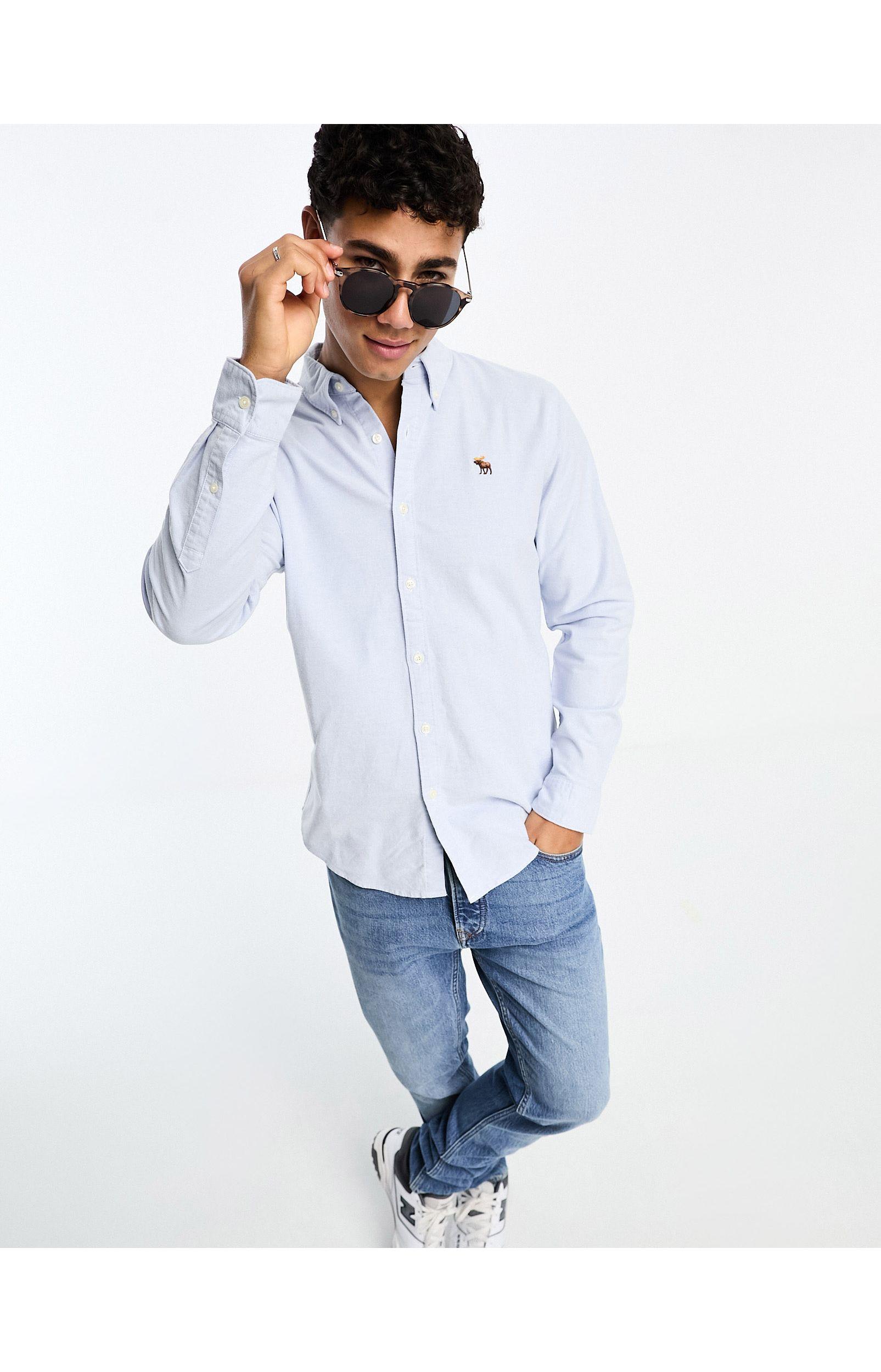 Camisa cheap blanca abercrombie