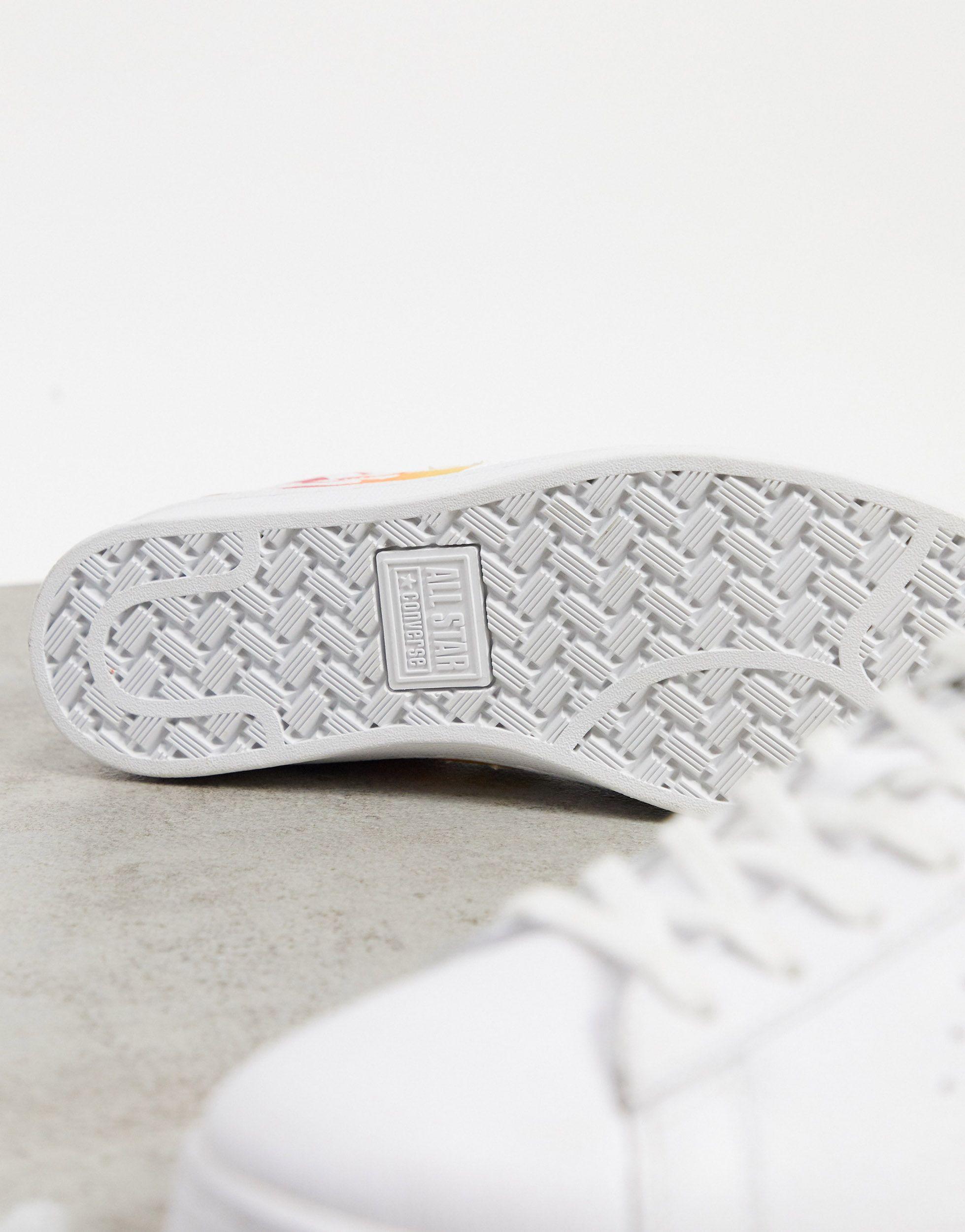 converse pro leather flame