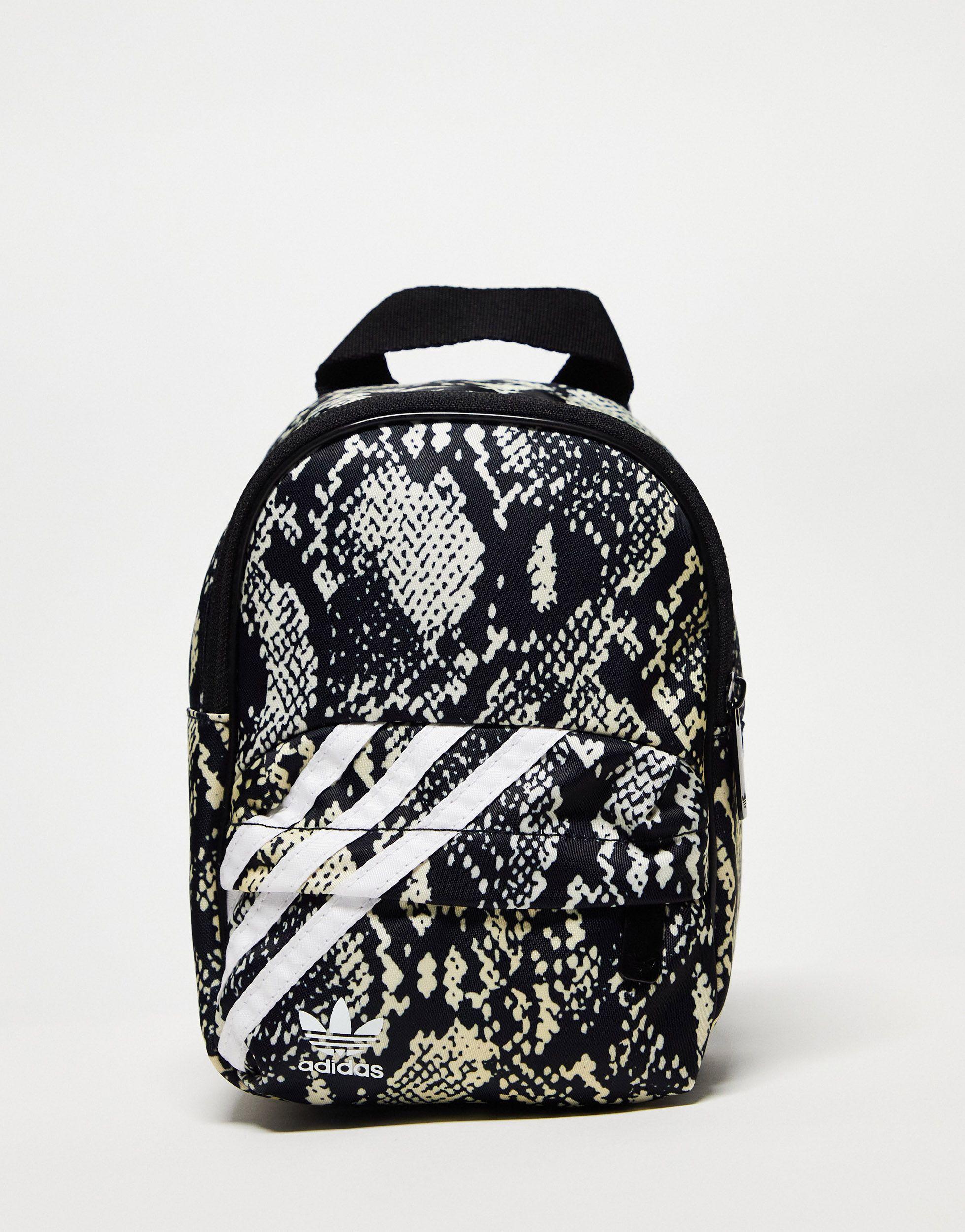 adidas Originals – kleiner rucksack mit schlangenmuster in Schwarz | Lyst DE