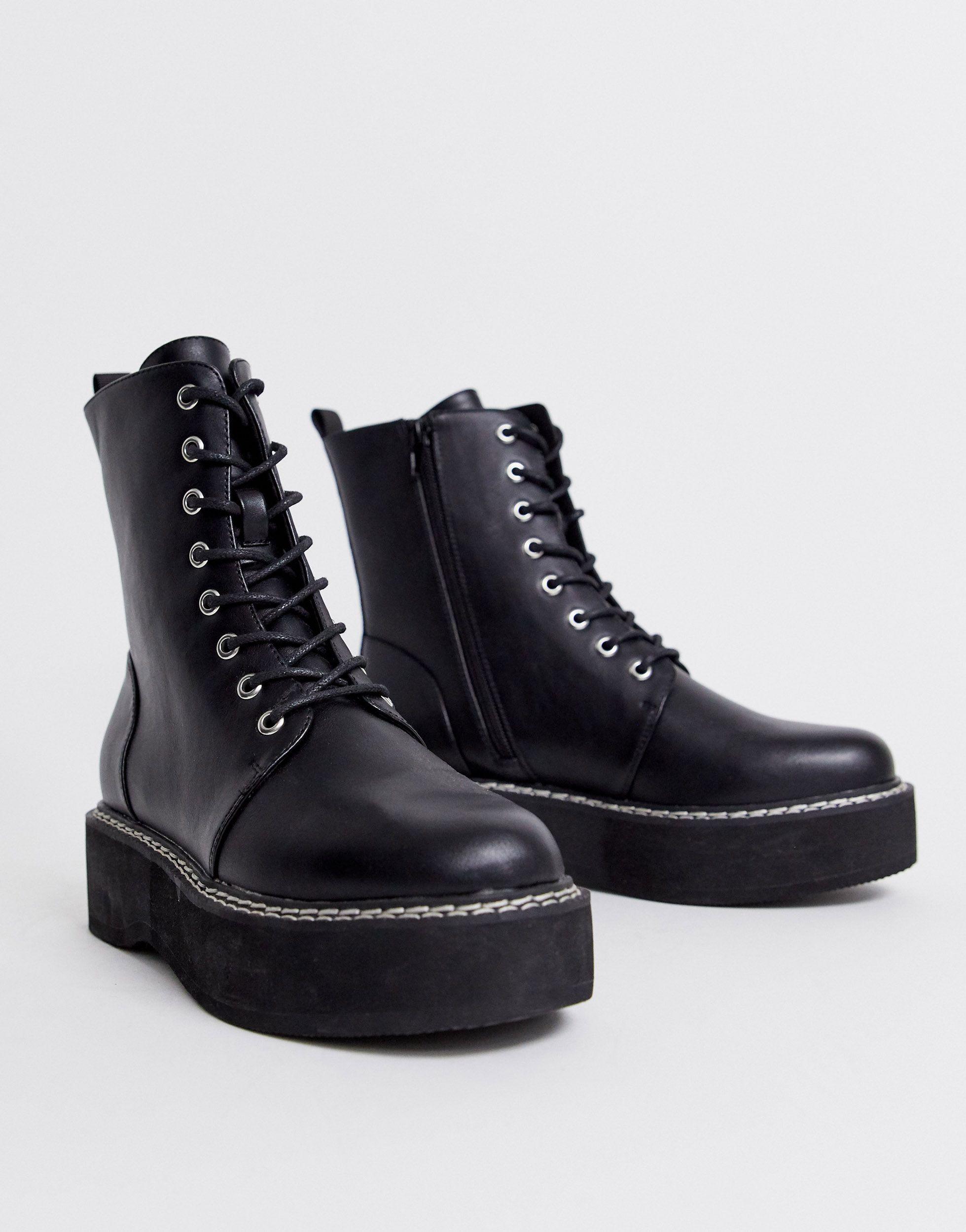 Как называются ботинки на шнурках. Асос высокие ботинки на шнуровке. Черные ботинки на шнуровке ASOS Design. Ботинки 2020 2021 на шнуровке женские на толстой подошве высокие. Ботинки HM черные на шнуровке женские.