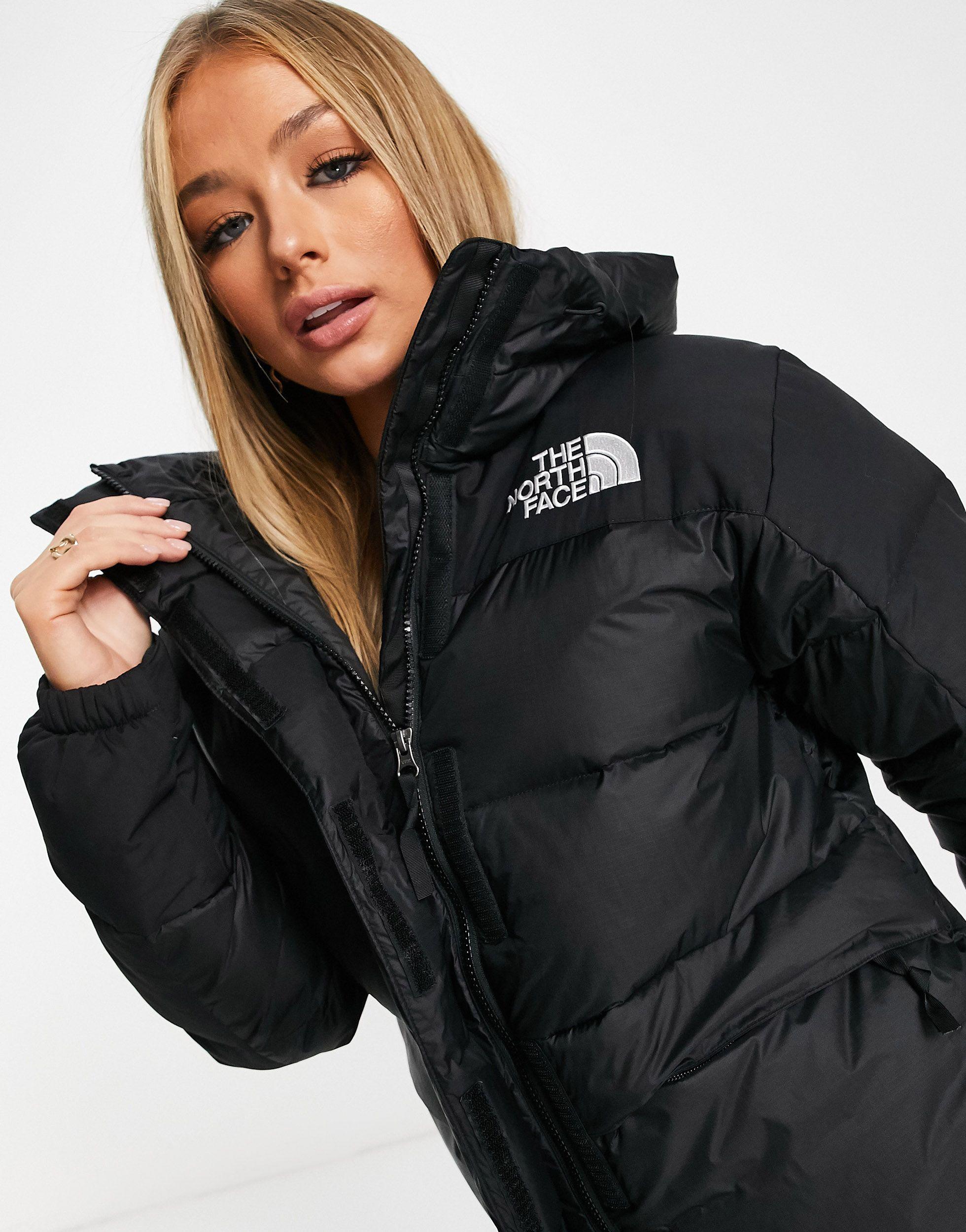 The North Face Himalayan Down Puffer Coat in Black | Lyst UK