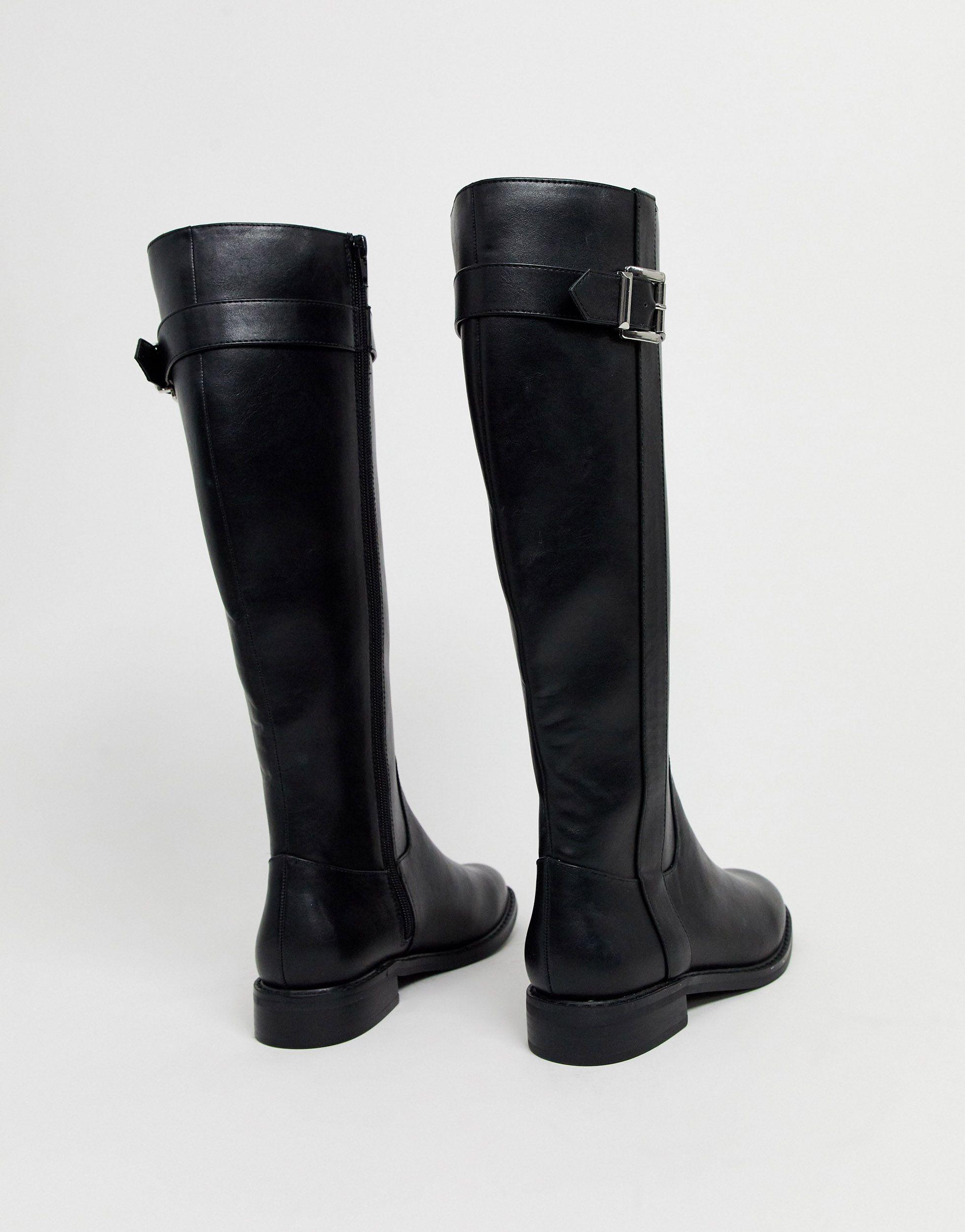 wide fit long riding boots