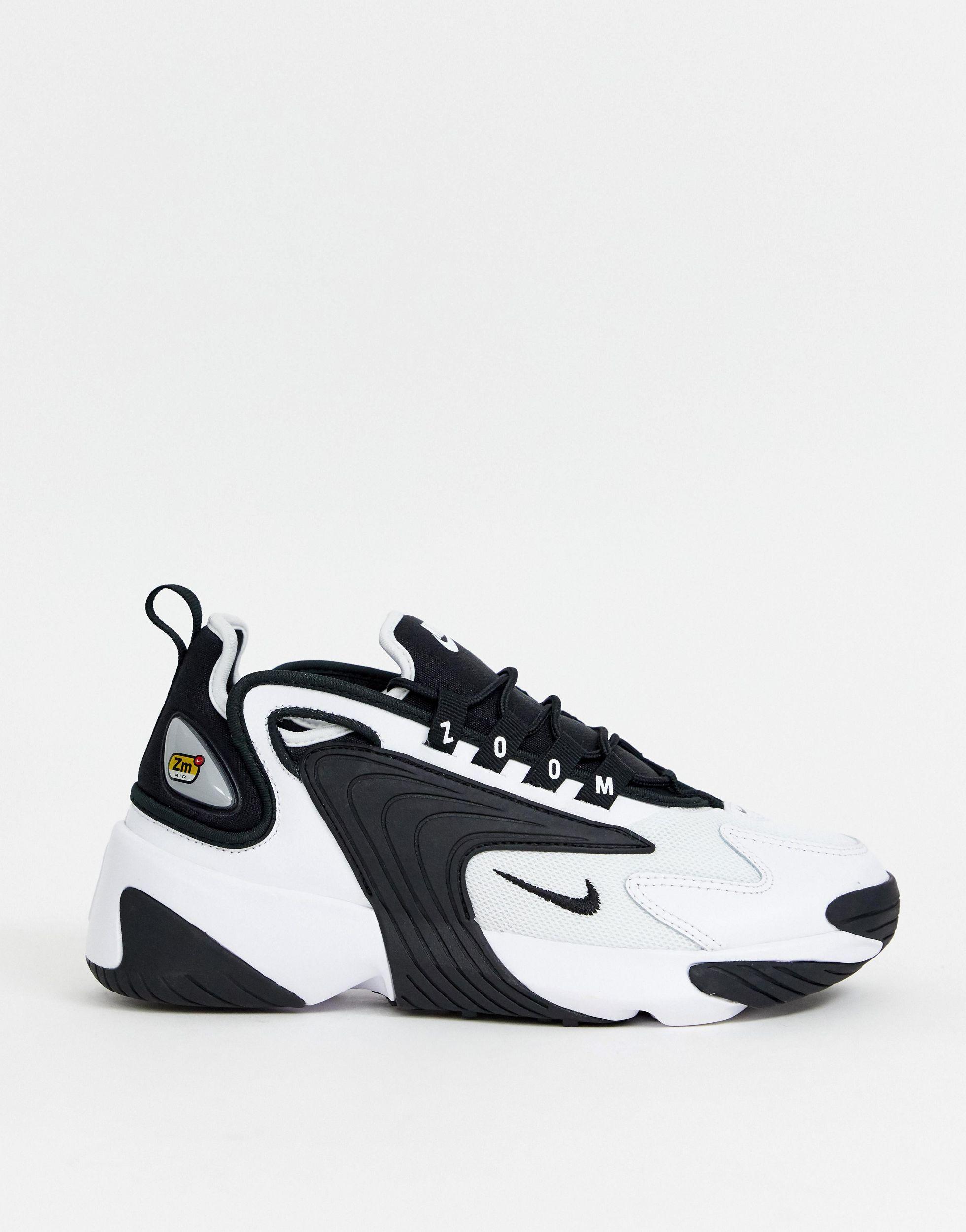 nike zoom 2k white and black womens