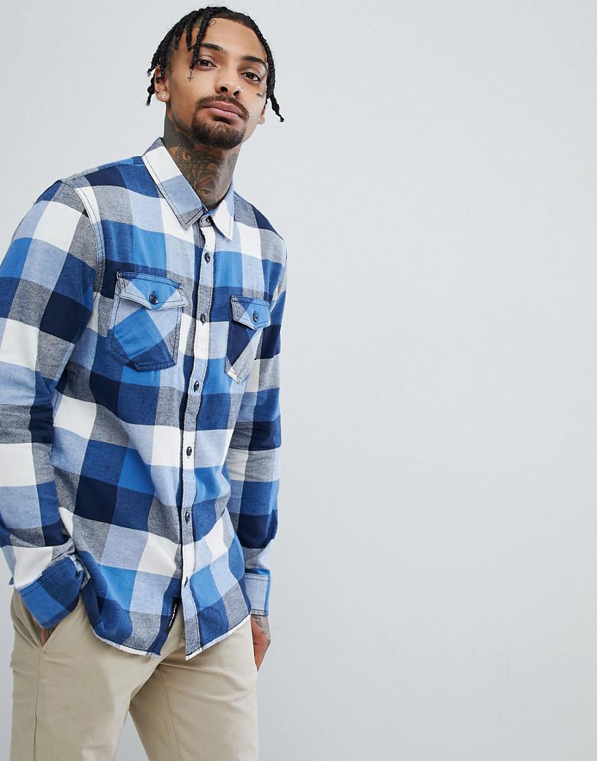 vans blue flannel