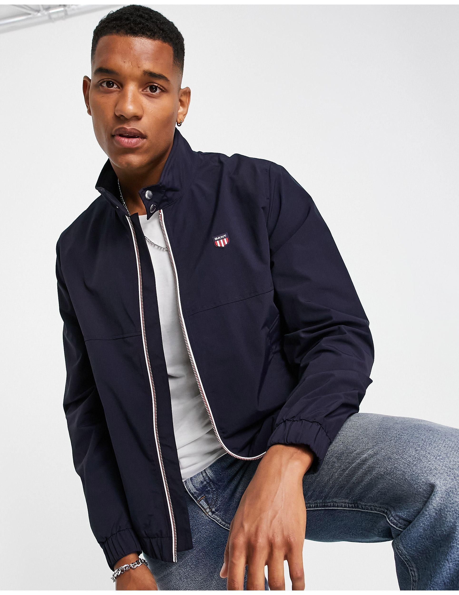 nylon harrington jacket