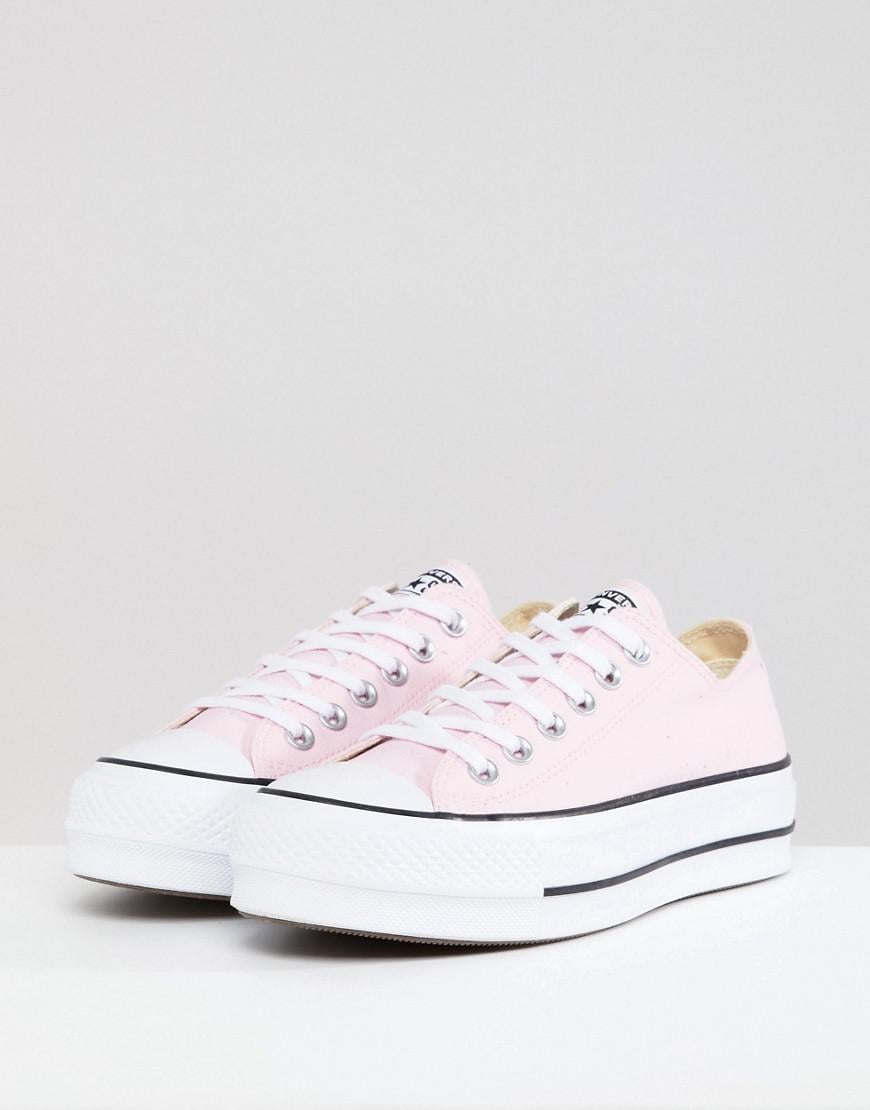 personal perdí mi camino escaramuza Converse Chuck Taylor All Star Platform Sneakers In Pink | Lyst