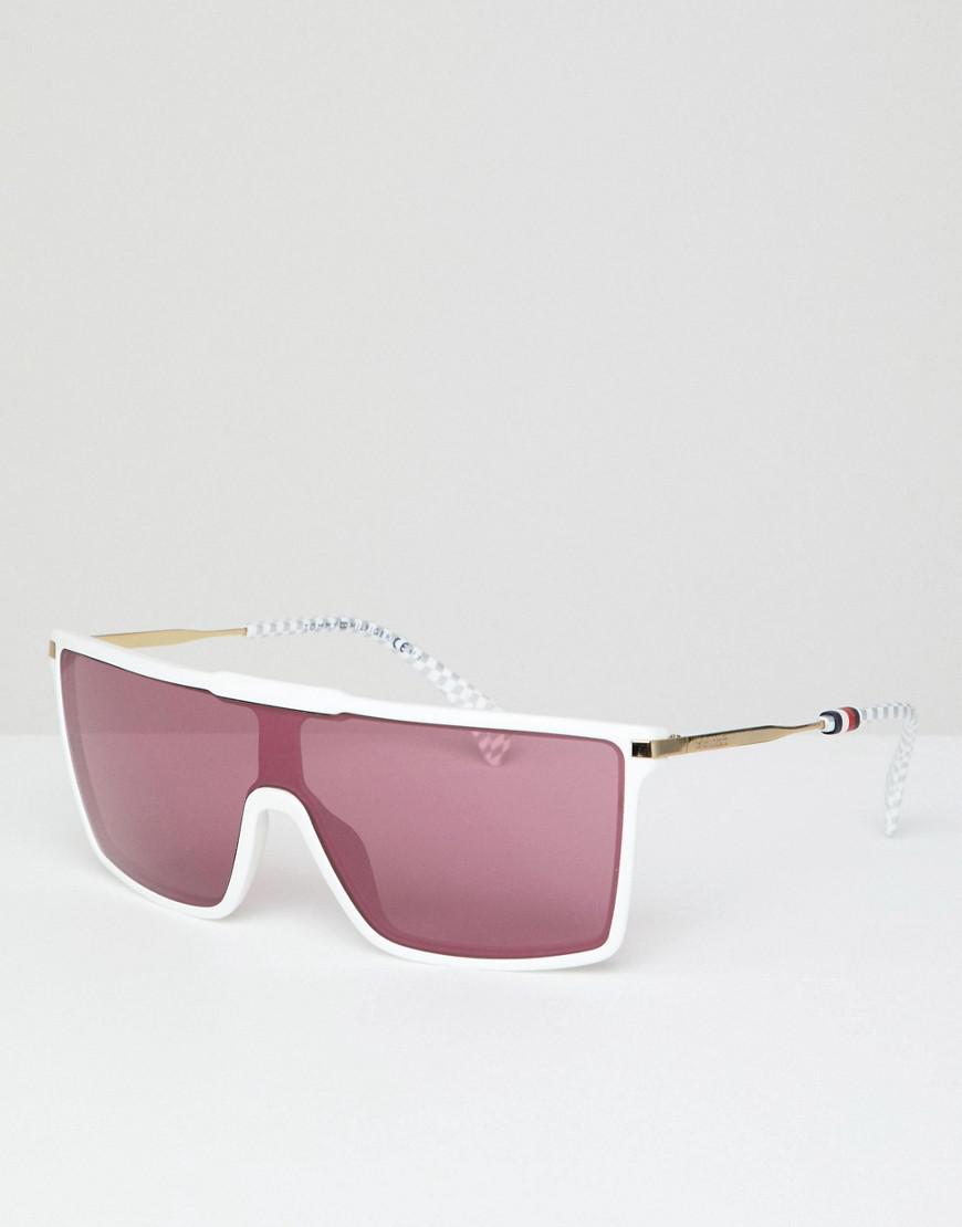 pink visor sunglasses