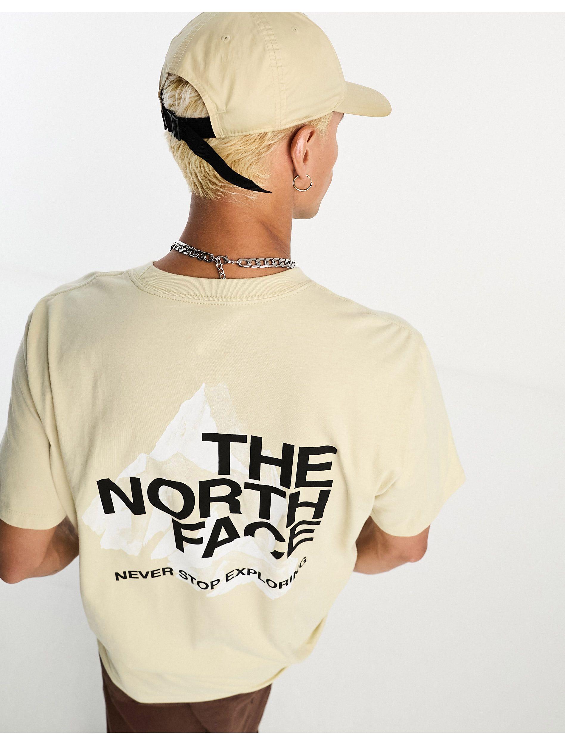 The North Face Mountain Shadow T-shirt in Natural for Men | Lyst