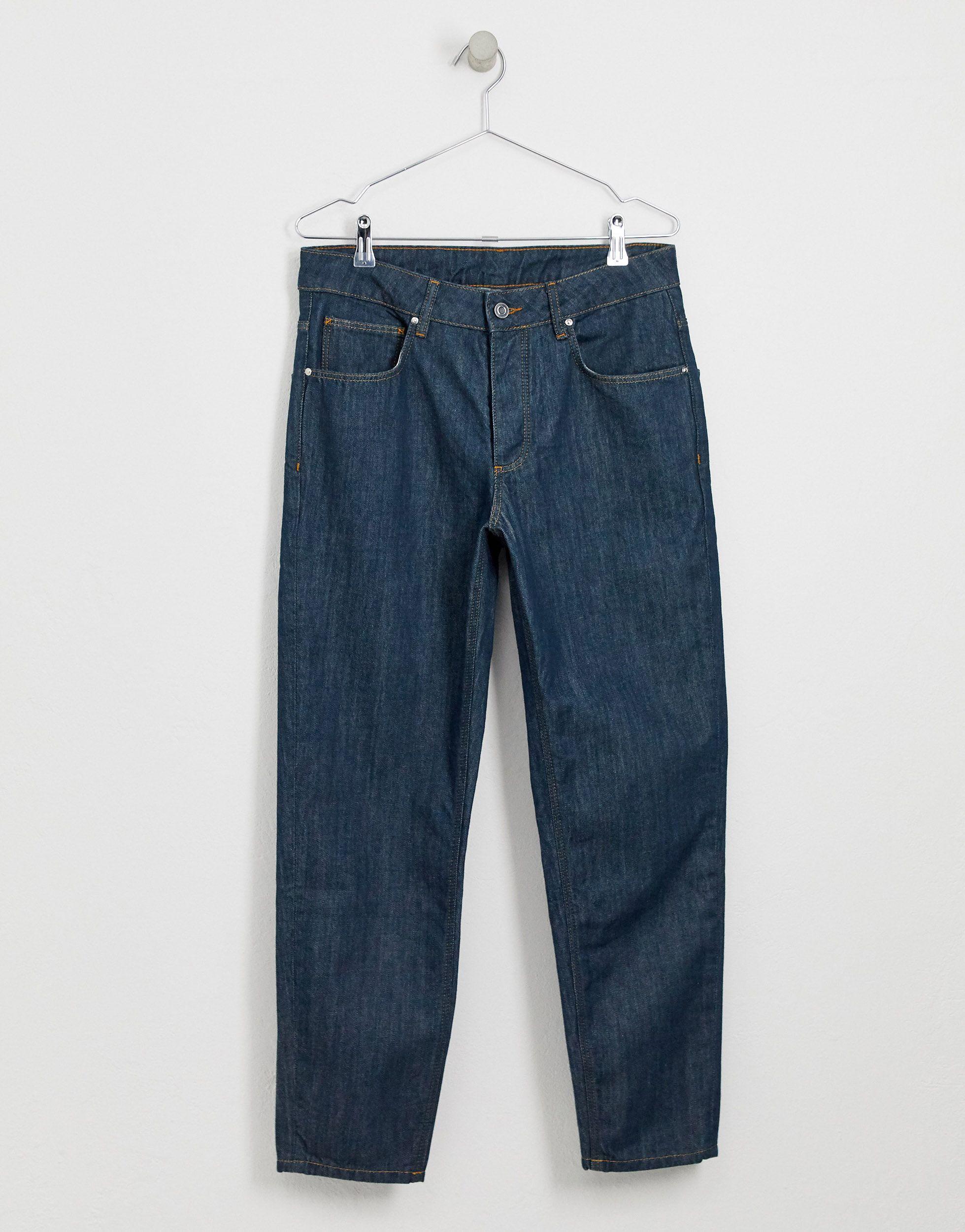 ASOS Denim Classic Rigid Jeans in Blue 