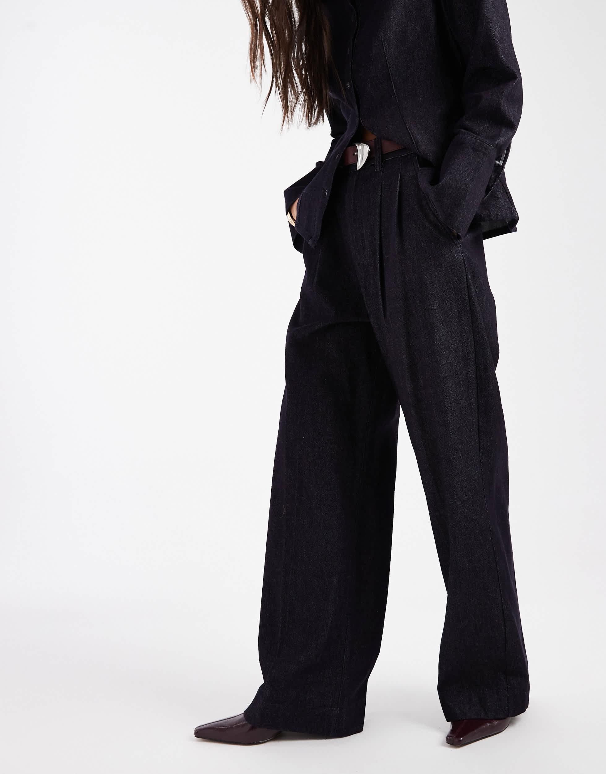 Pantalon Jeans French Connection Femme - Taille 34, Slim, Denim Bleu Imprimé, Neuf Avec étiquettes