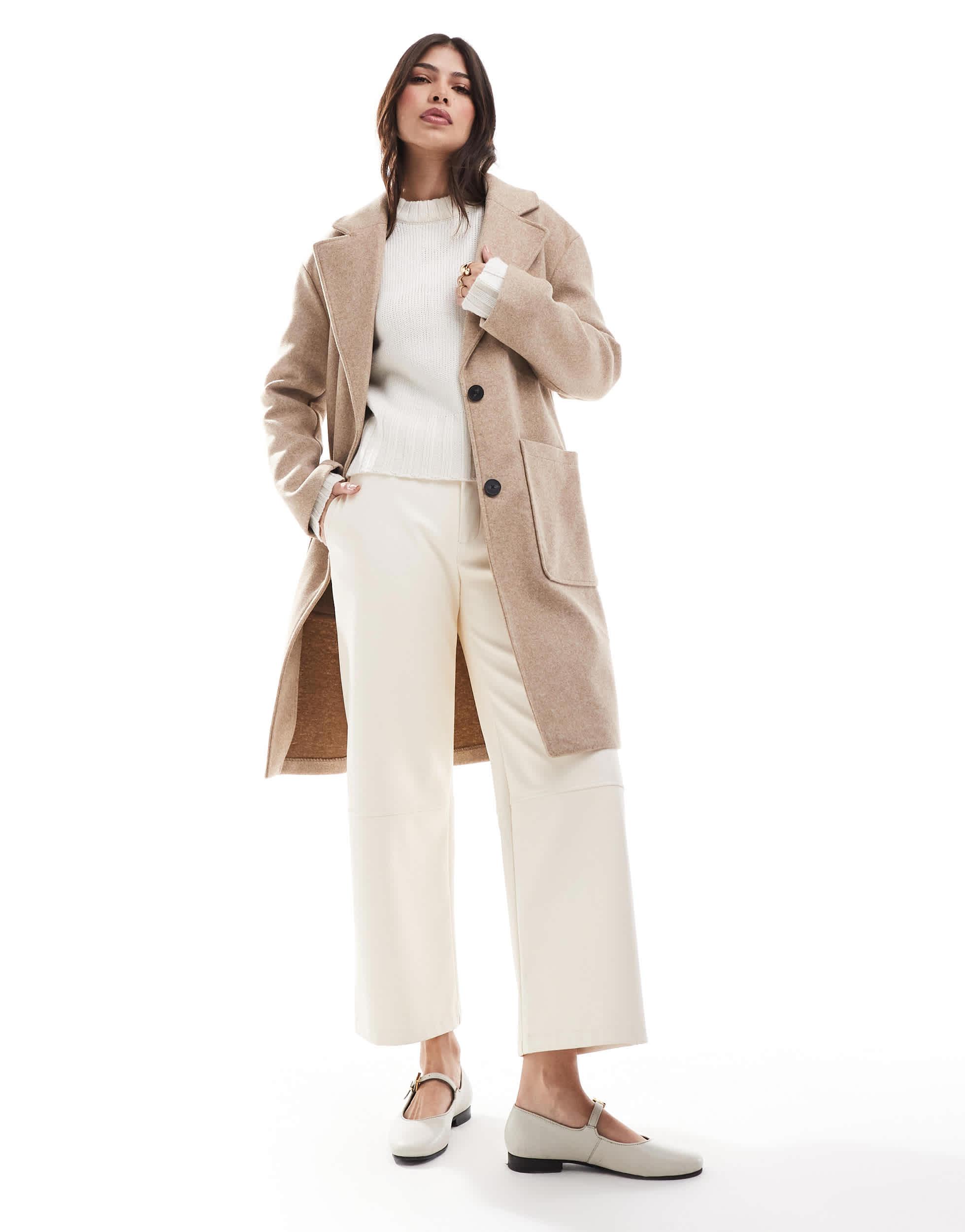 Pull and bear womens coats deals