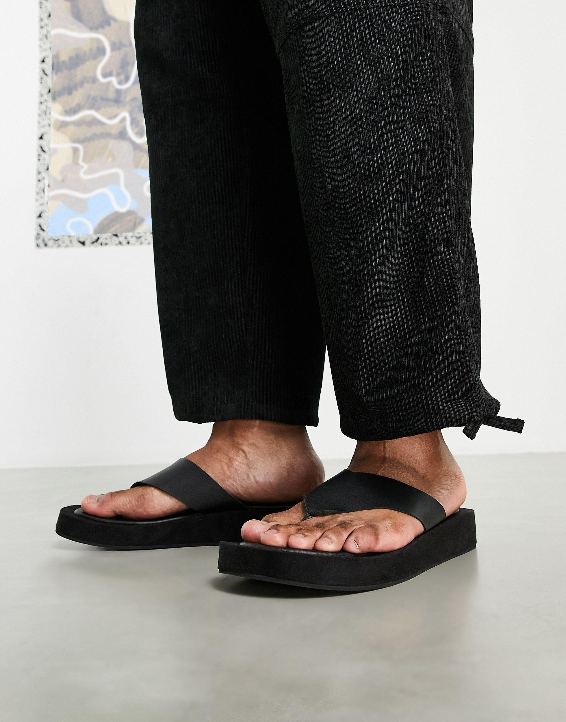 asos platform flip flops