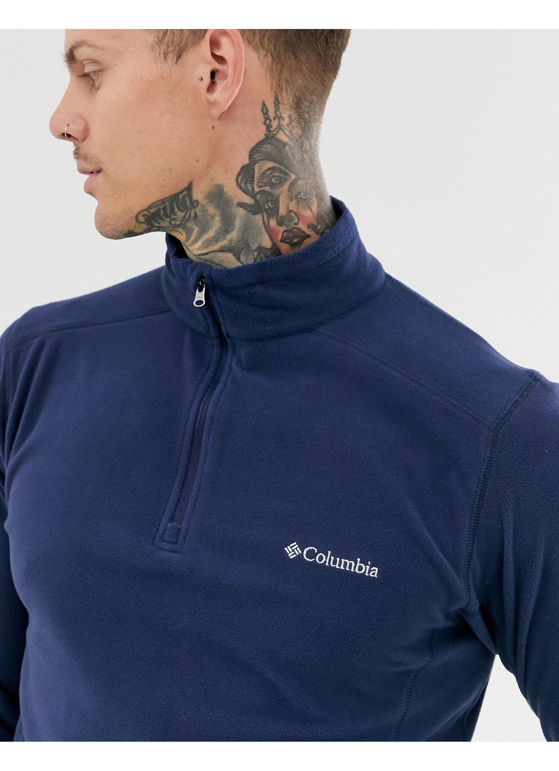 columbia klamath range ii half zip fleece in black