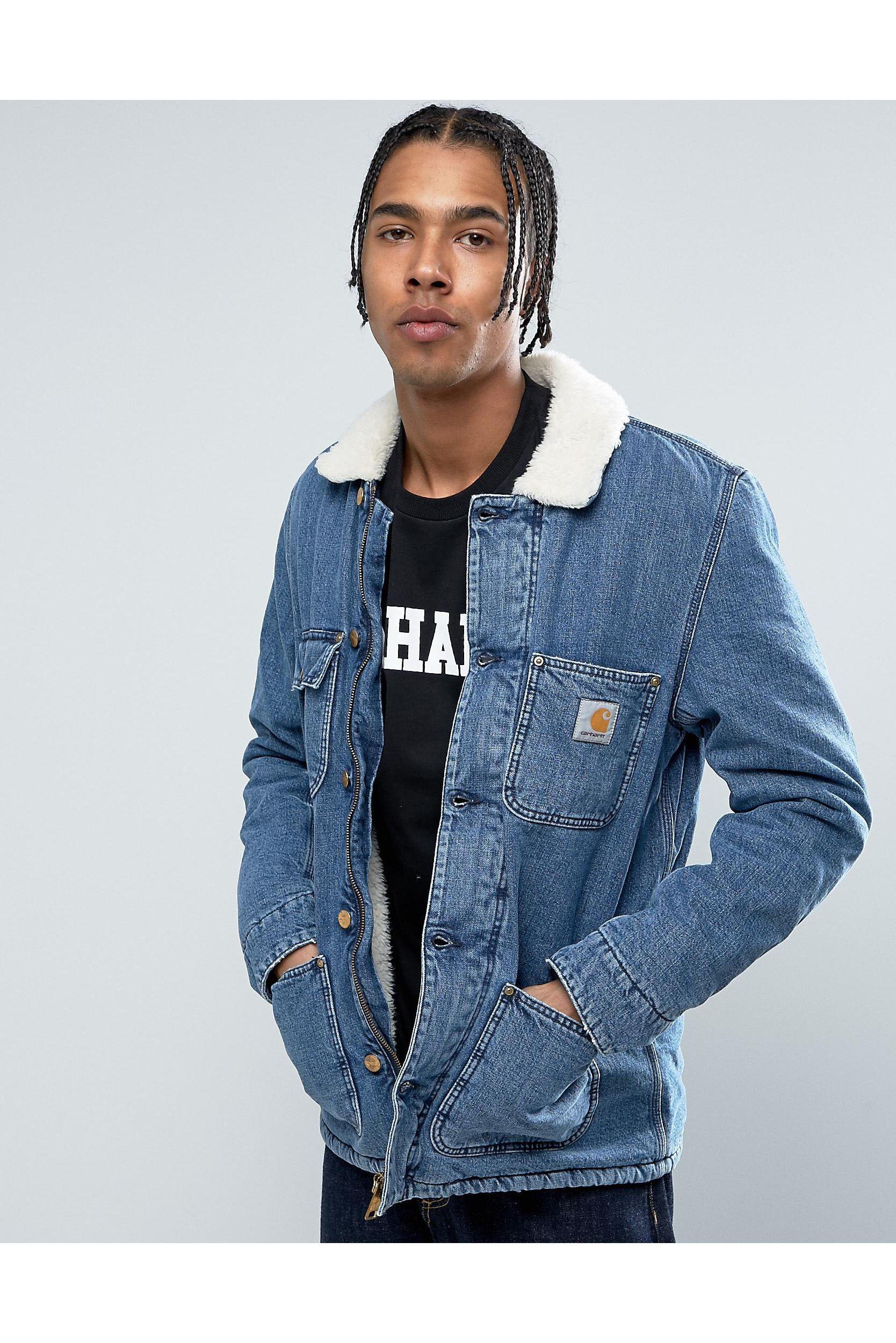 carhartt shearling jacket