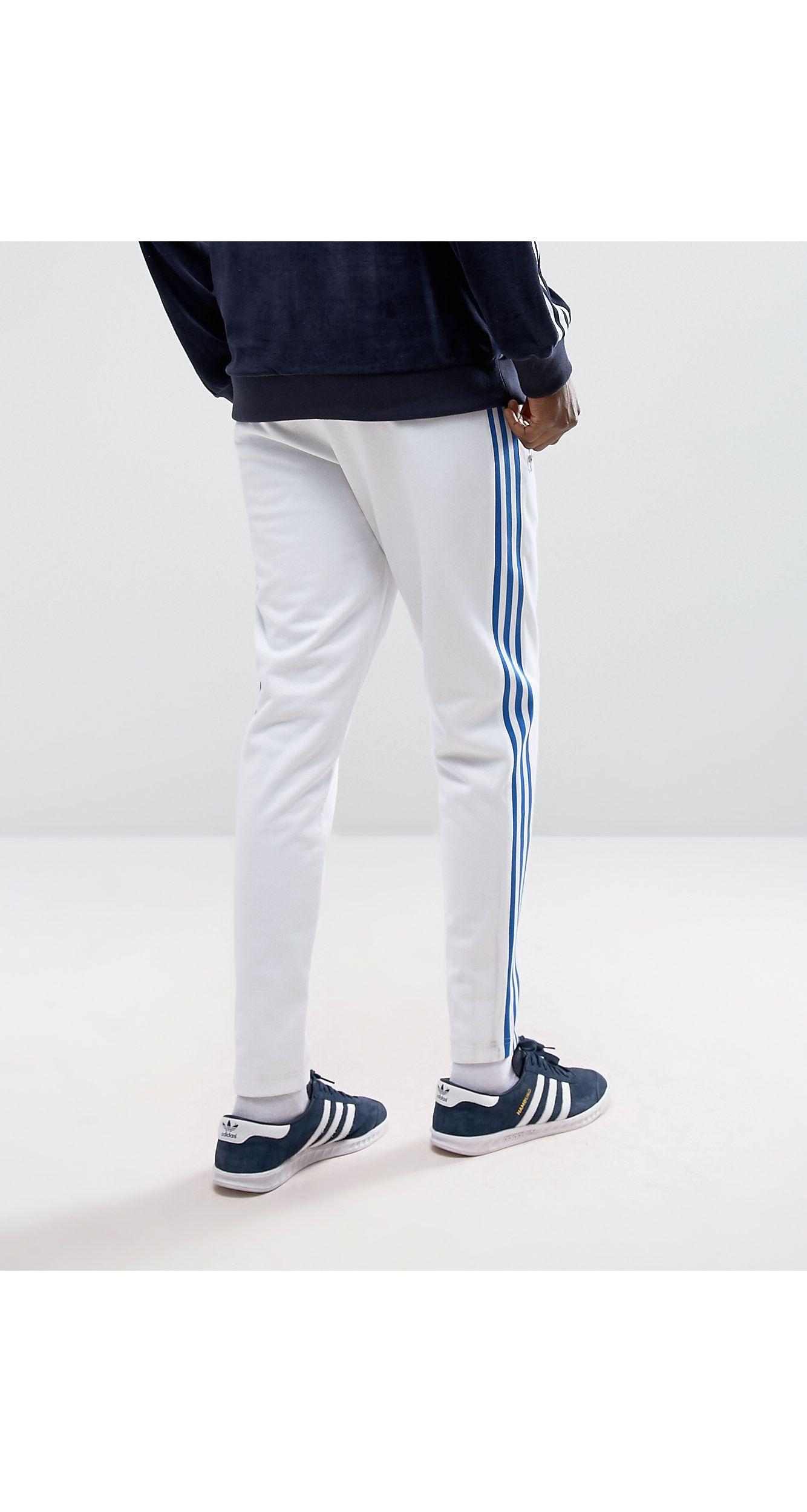 adidas Originals Cotton Osaka Beckenbauer Joggers In White Cv8957 for Men -  Lyst