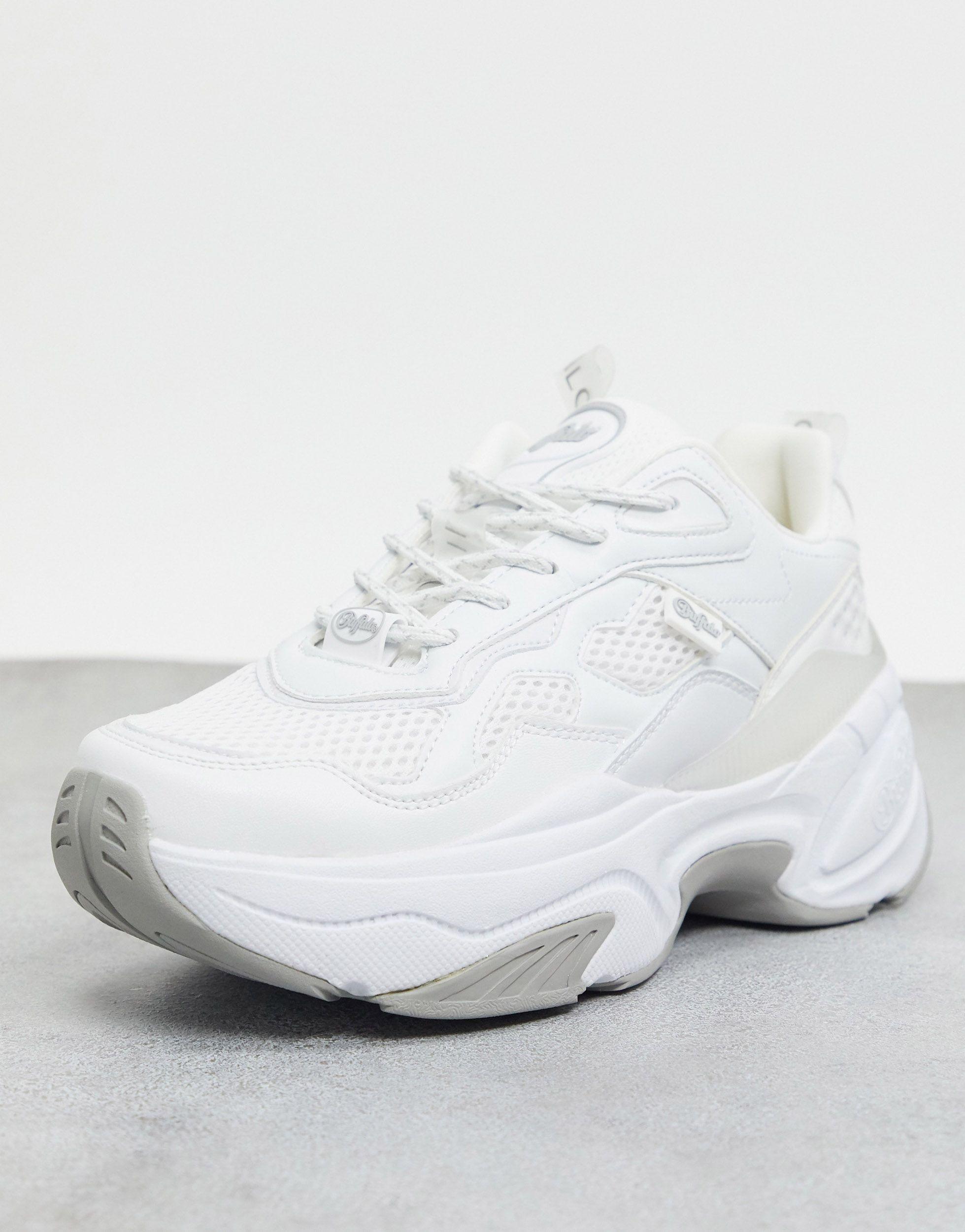 Corin White | Corin White zapatillas con plataforma Buffalo blancas piel  sintética - Corbeto's Boots