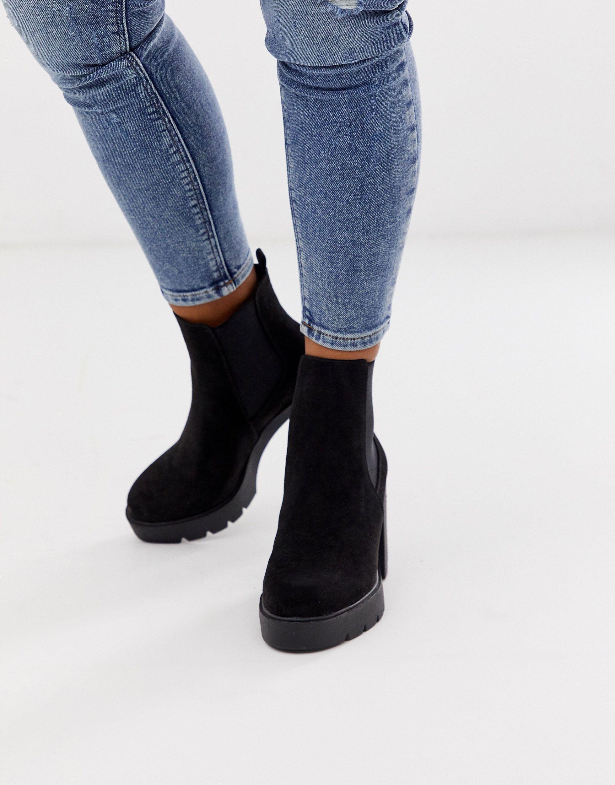 bottines grosse semelle