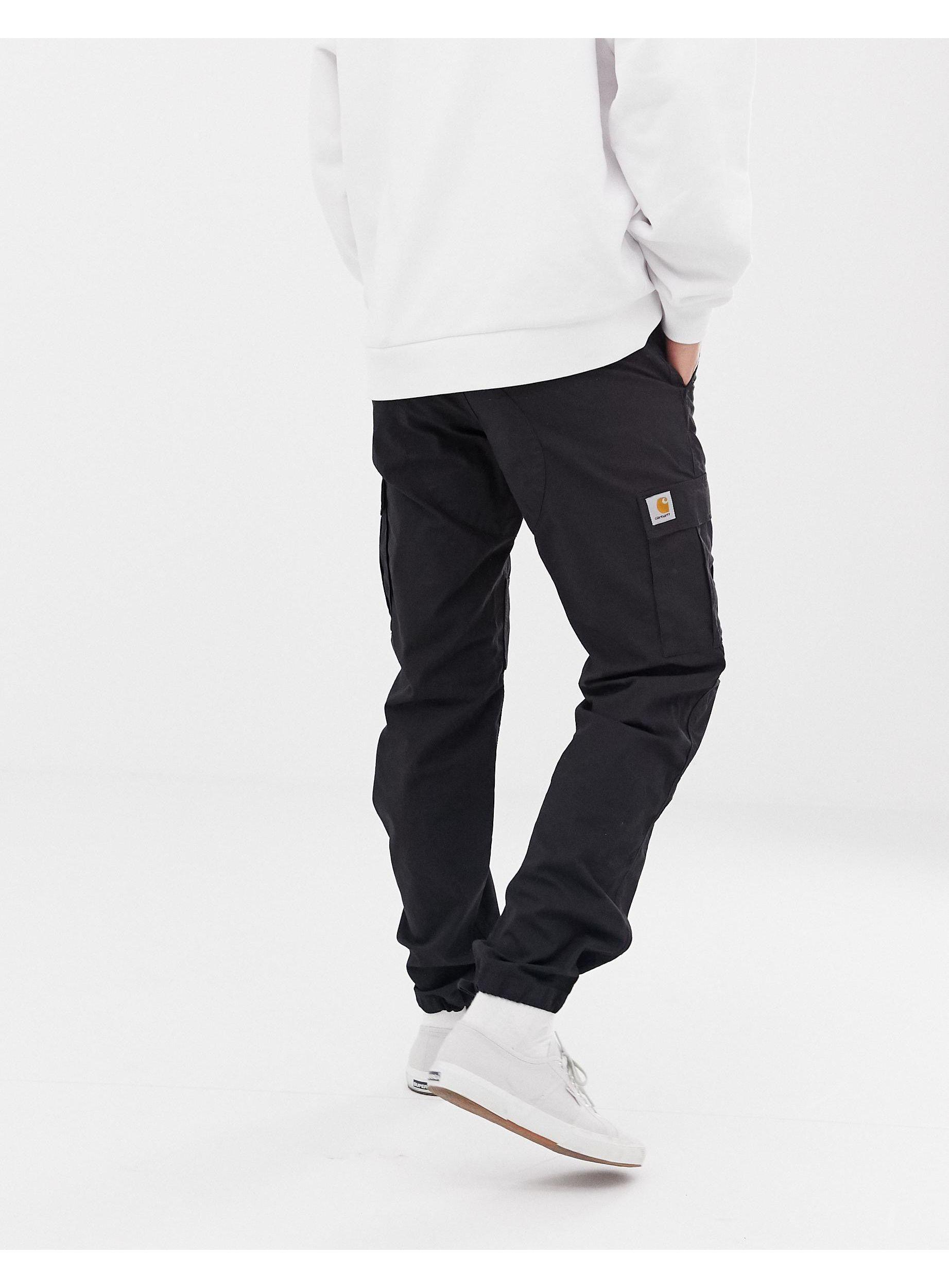 Aviation - pantaloni cargo slavatoCarhartt WIP in Denim da Uomo colore Nero  | Lyst