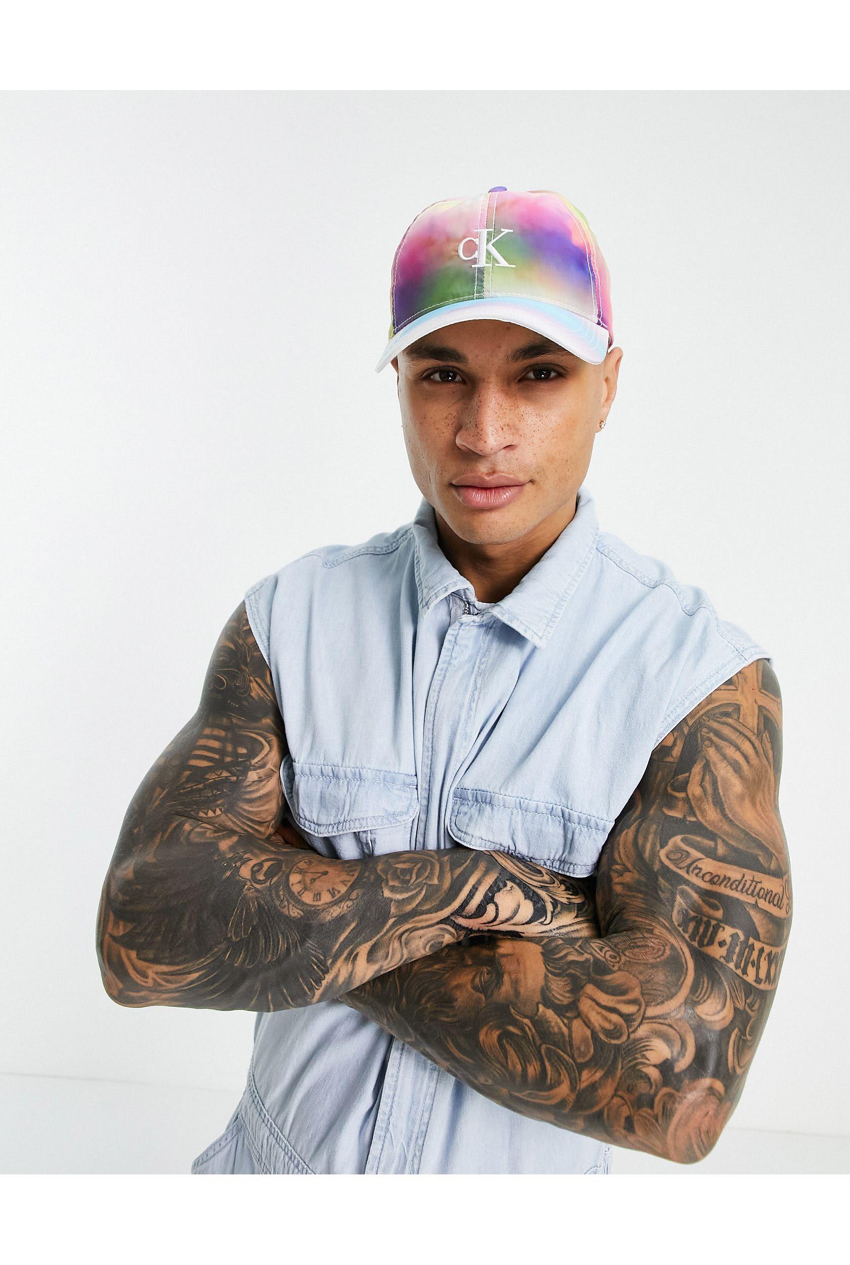 Calvin Klein Denim Pride Cap With Logo 