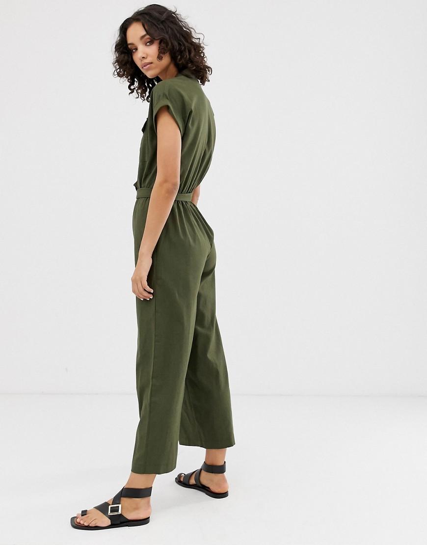 only green jumpsuit