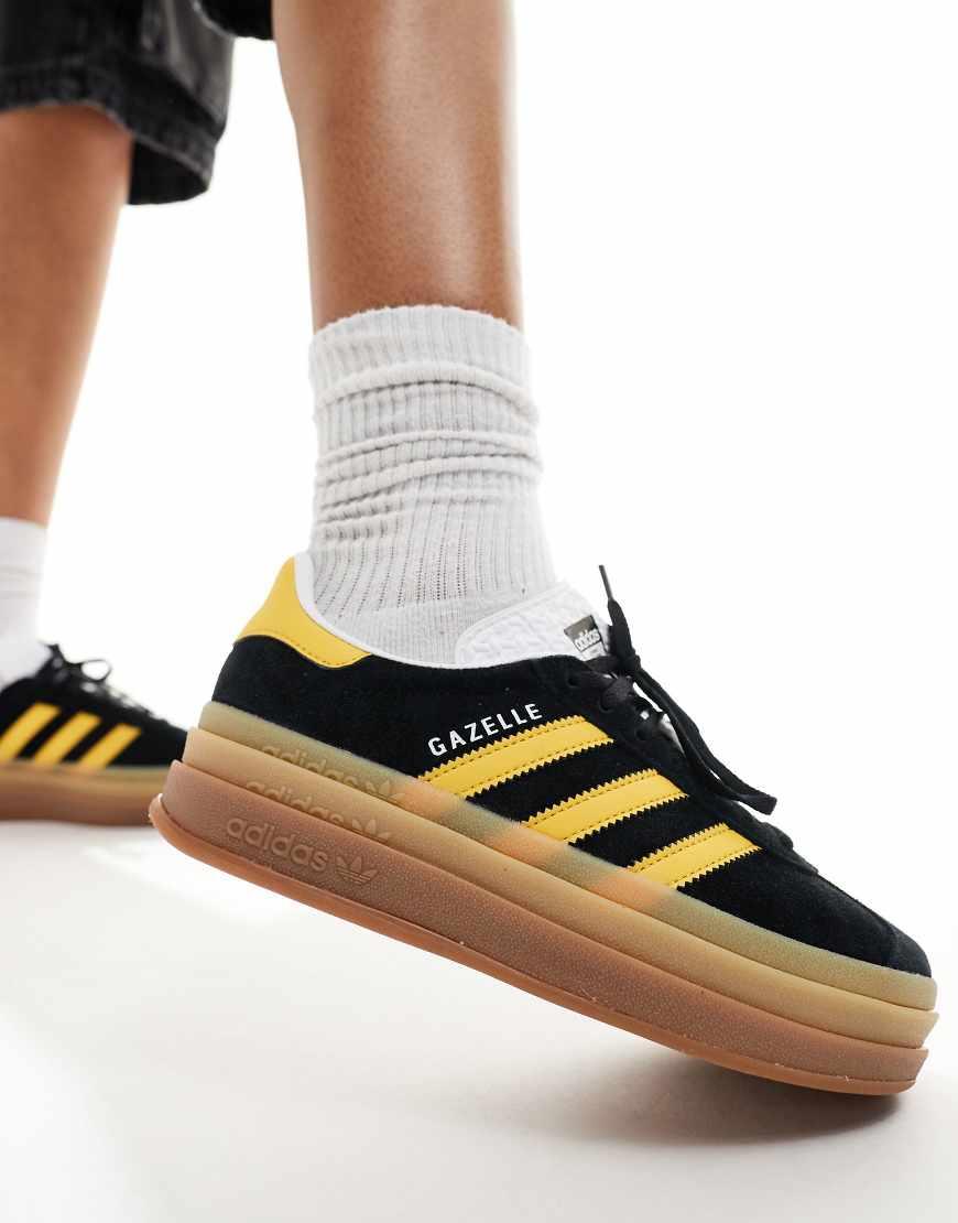 adidas gazelle silver green womens Adidas Gazelle Bold In Black White For Women