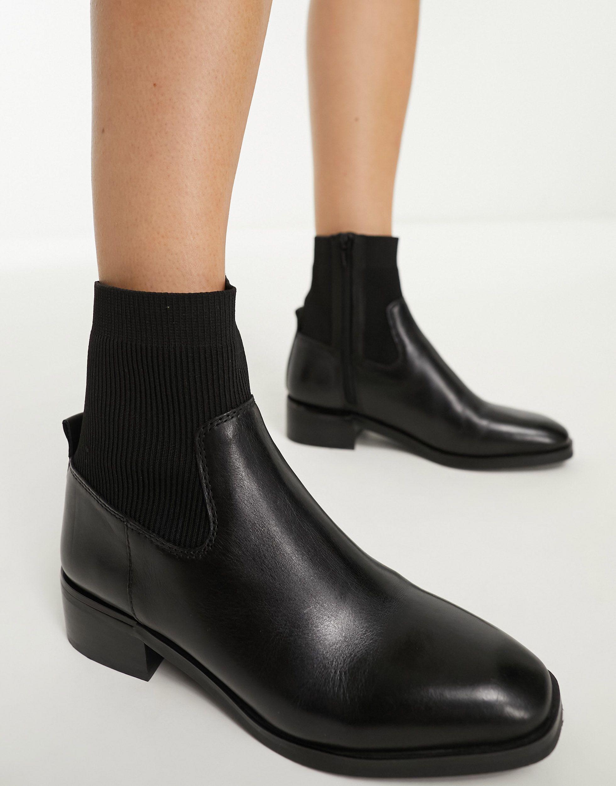 ALDO Kilcooly Knitted Ankle Boots in Black | Lyst Canada