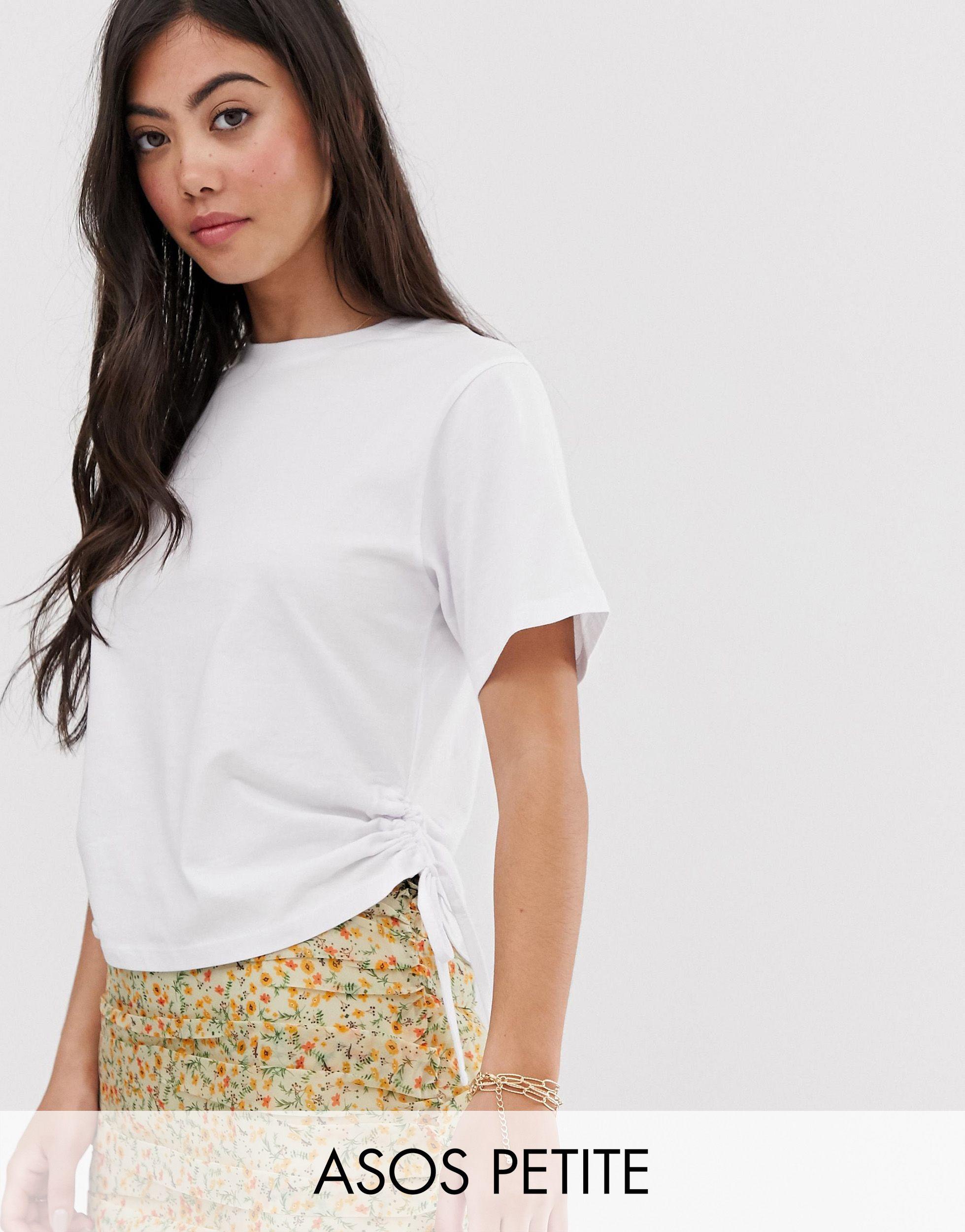 ruched side shirt