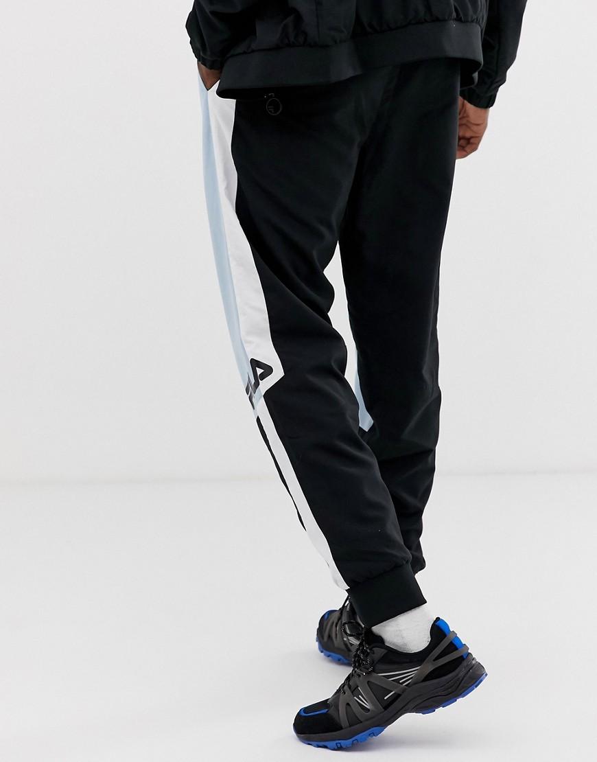 fila men's sweatpants with drawstring waist