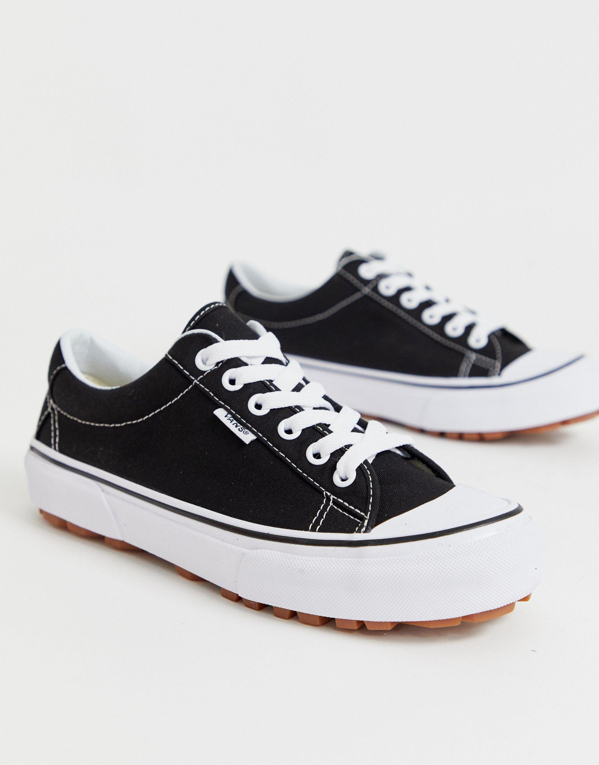 Vans Canvas Style 29 - E Sneakers Met Dikke Zool in het Zwart - Lyst