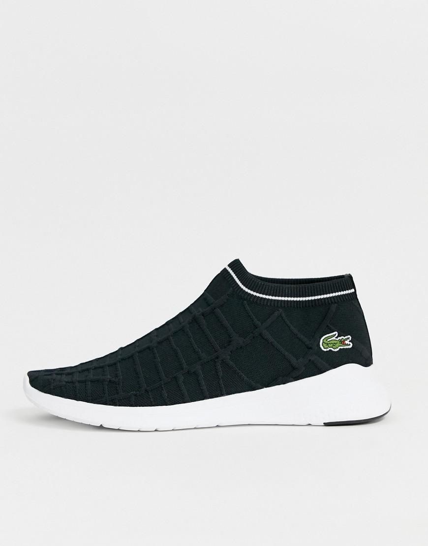 Lacoste Lt Fit Sock Runners in Black for Men | Lyst UK