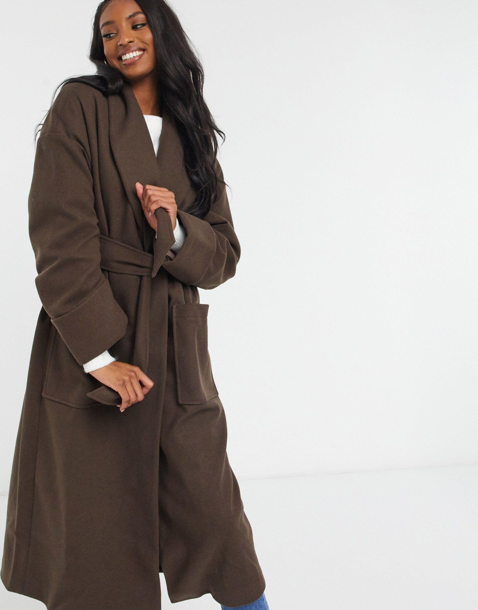 tall belted coat