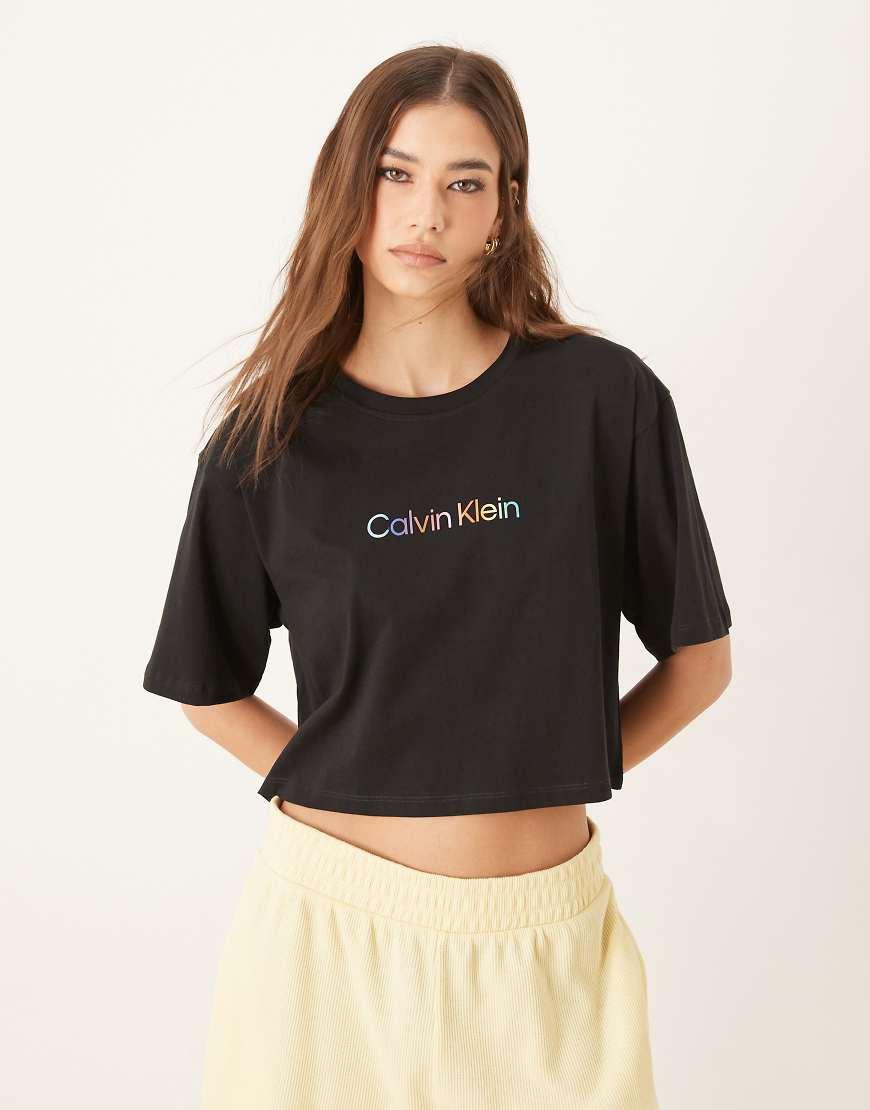 Asos T Shirt Calvin Klein Pride Calvin Klein Pride Crop Pyjama T