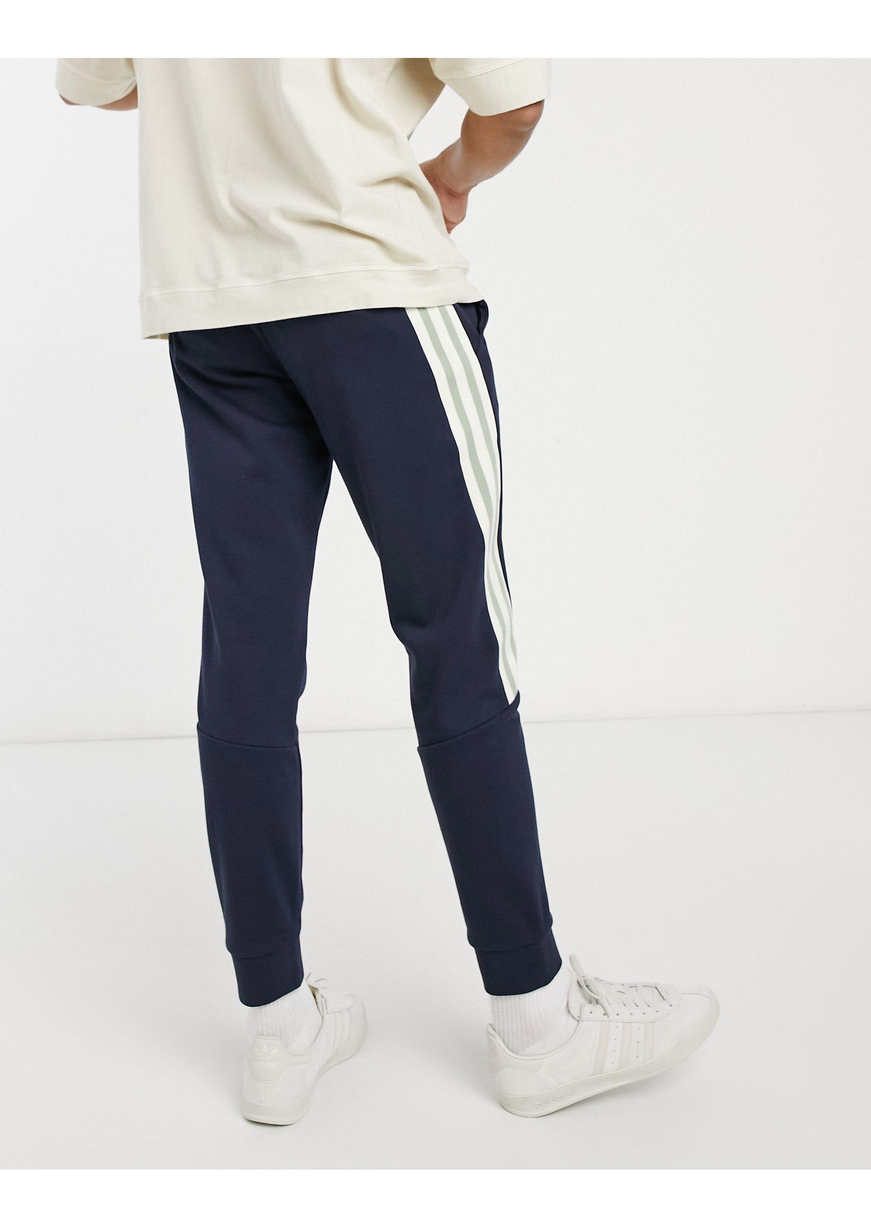 Adidas originals navy joggers Clearance
