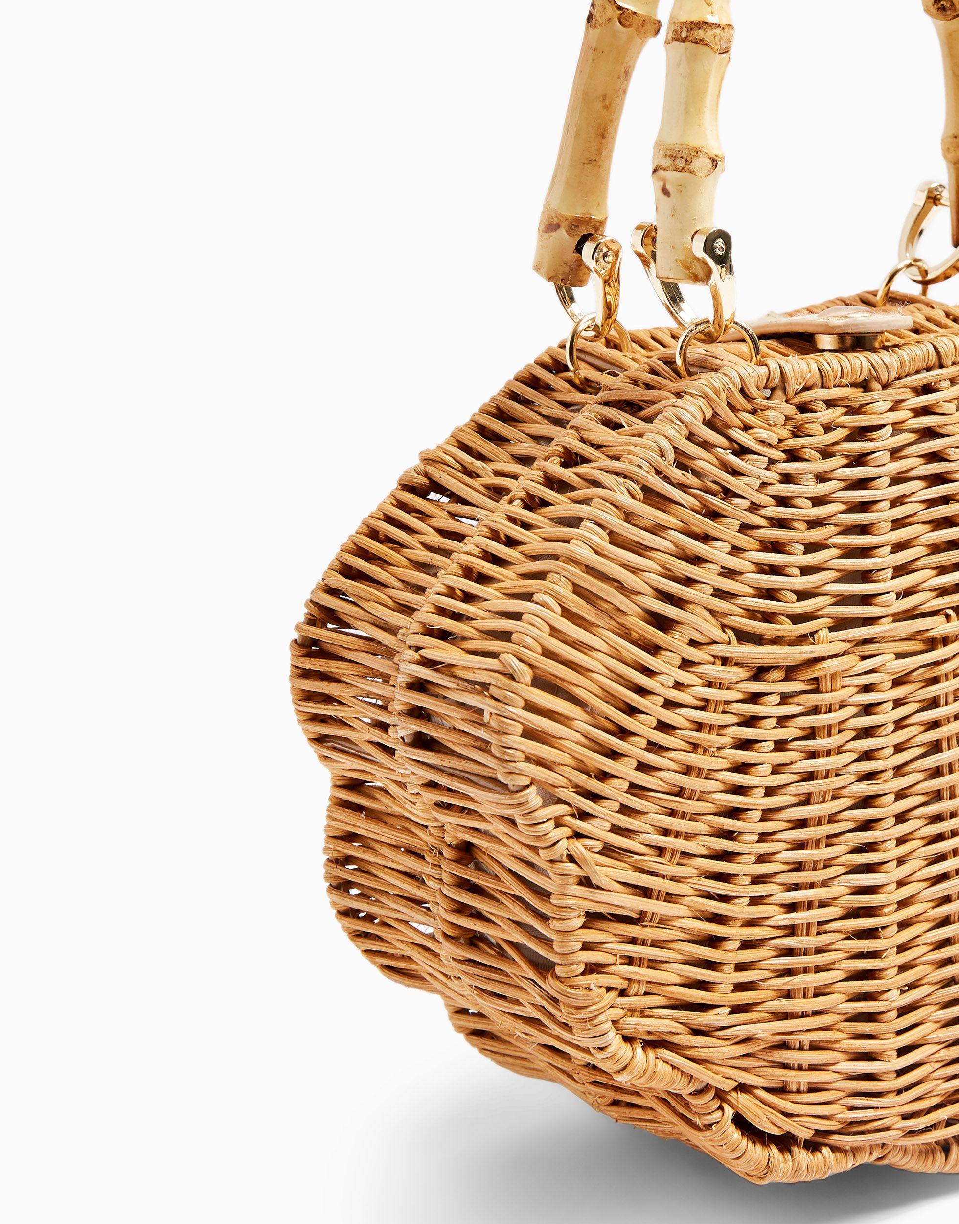 TOPSHOP Sicily Shell Straw Crossbody Bag Lyst Canada