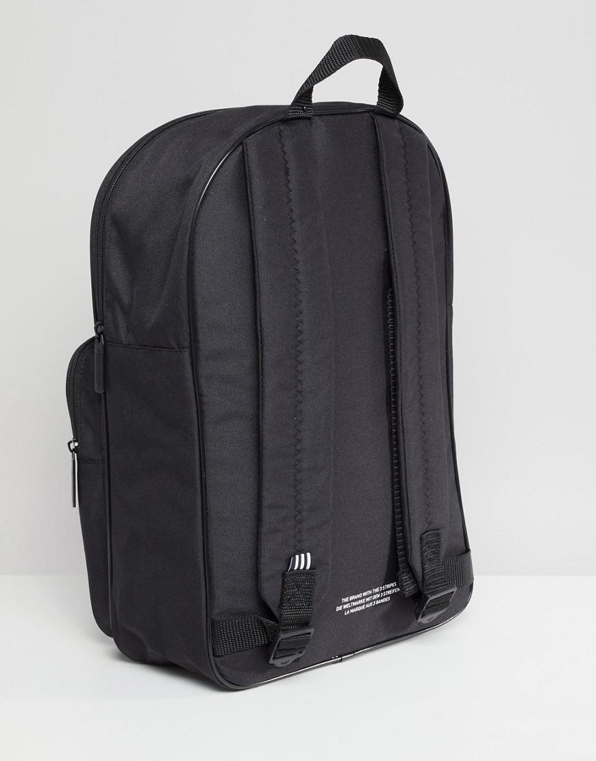 adidas Originals Classic Trefoil Backpack in Black for Men ...