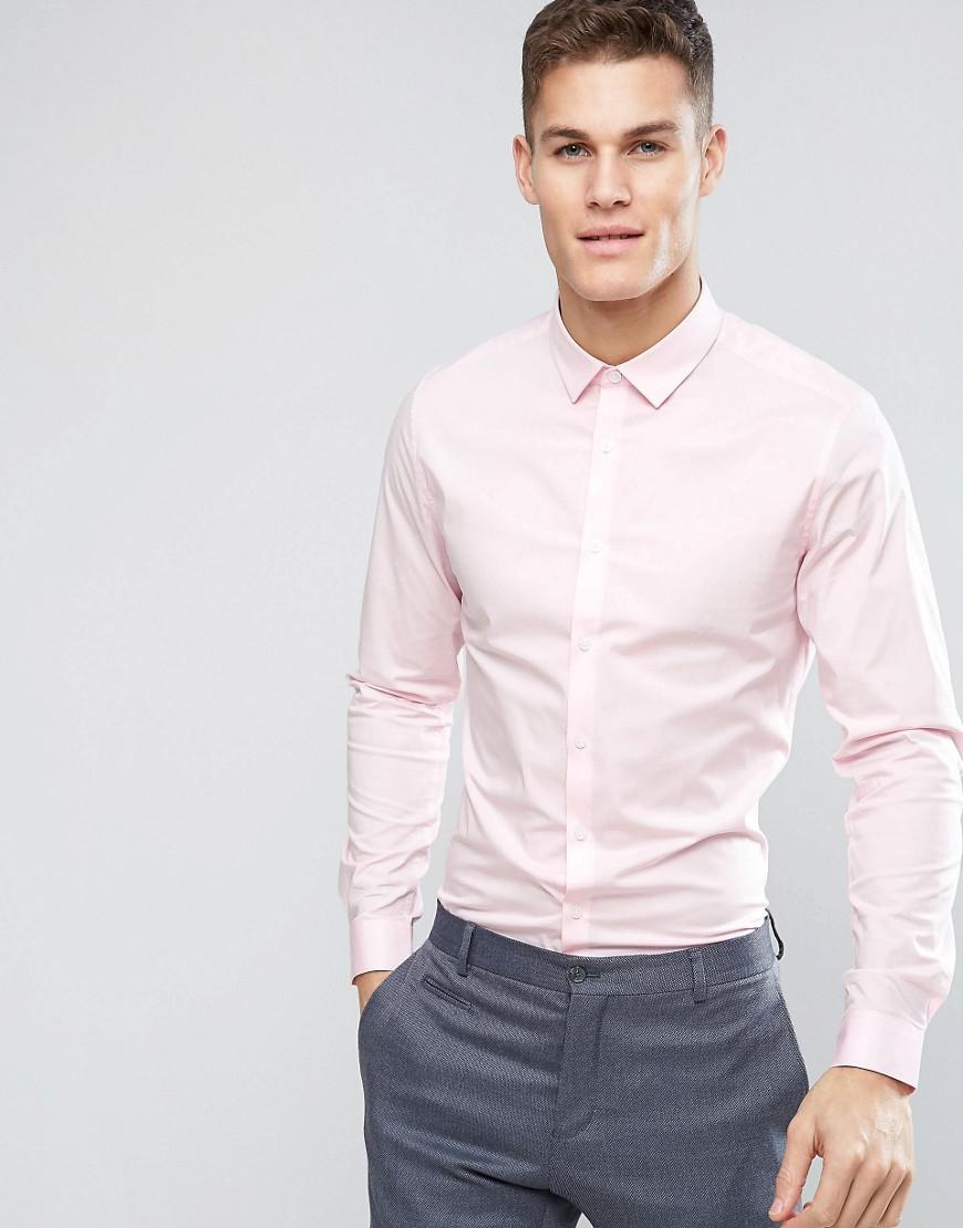 formal pink shirt for men
