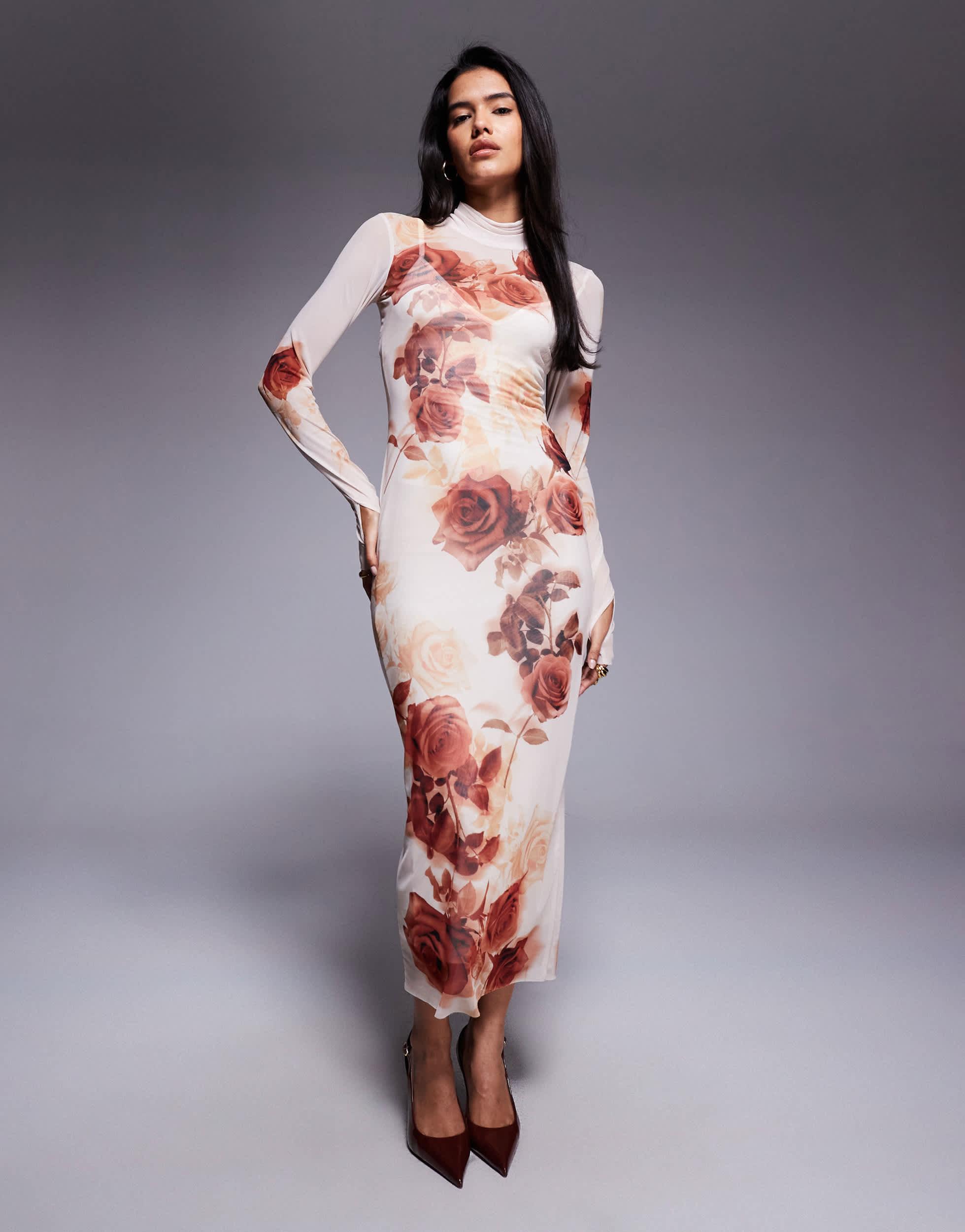 snowball dresses long sleeve Sexy Plunge V-neck Long Sleeves Prom Dresses Leg Split